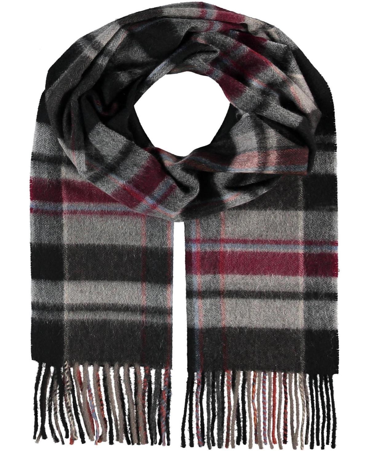 V. Fraas Mens Cashmere Large Plaid Scarf Product Image
