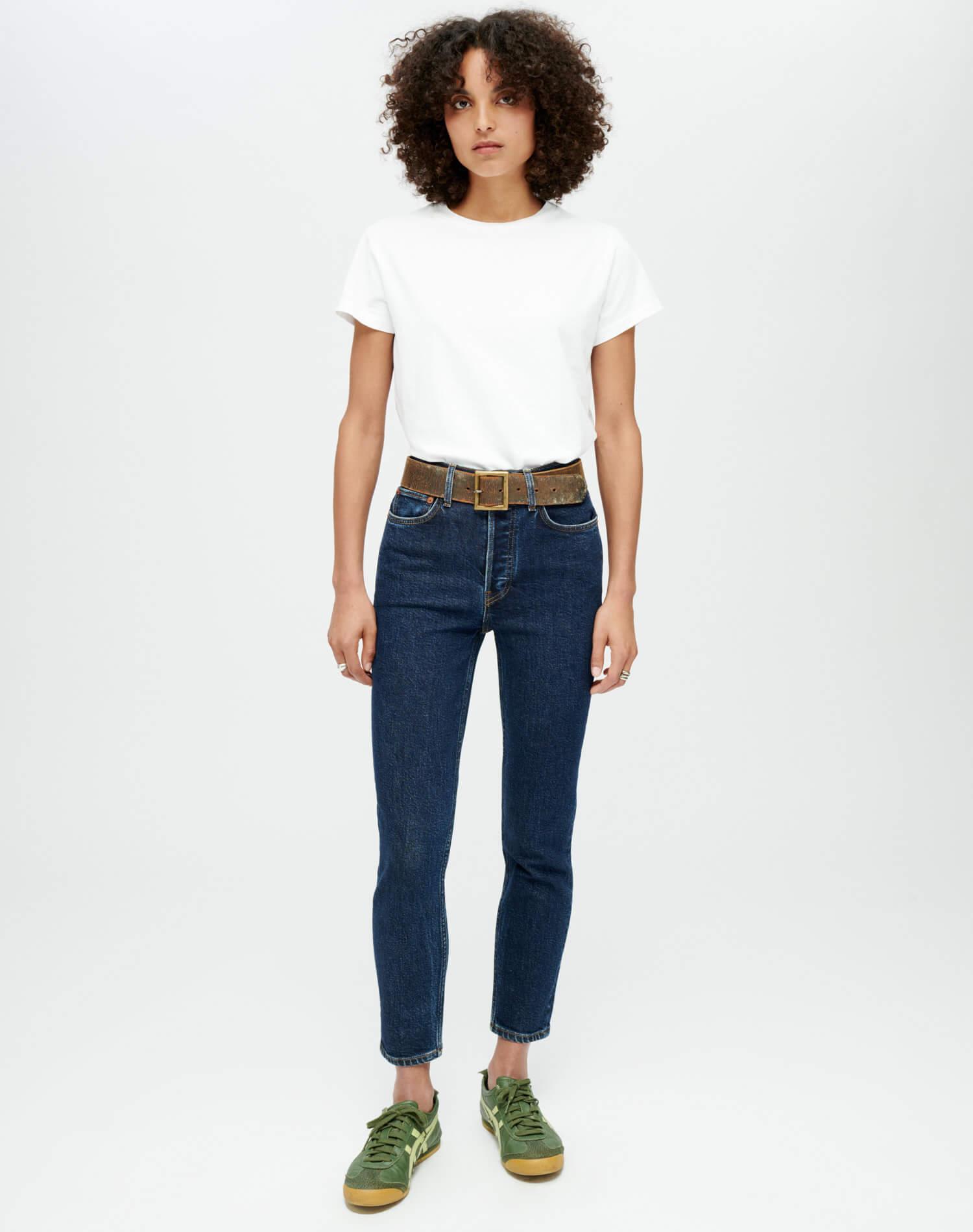 Hanes Classic Tee - Optic White Female Product Image