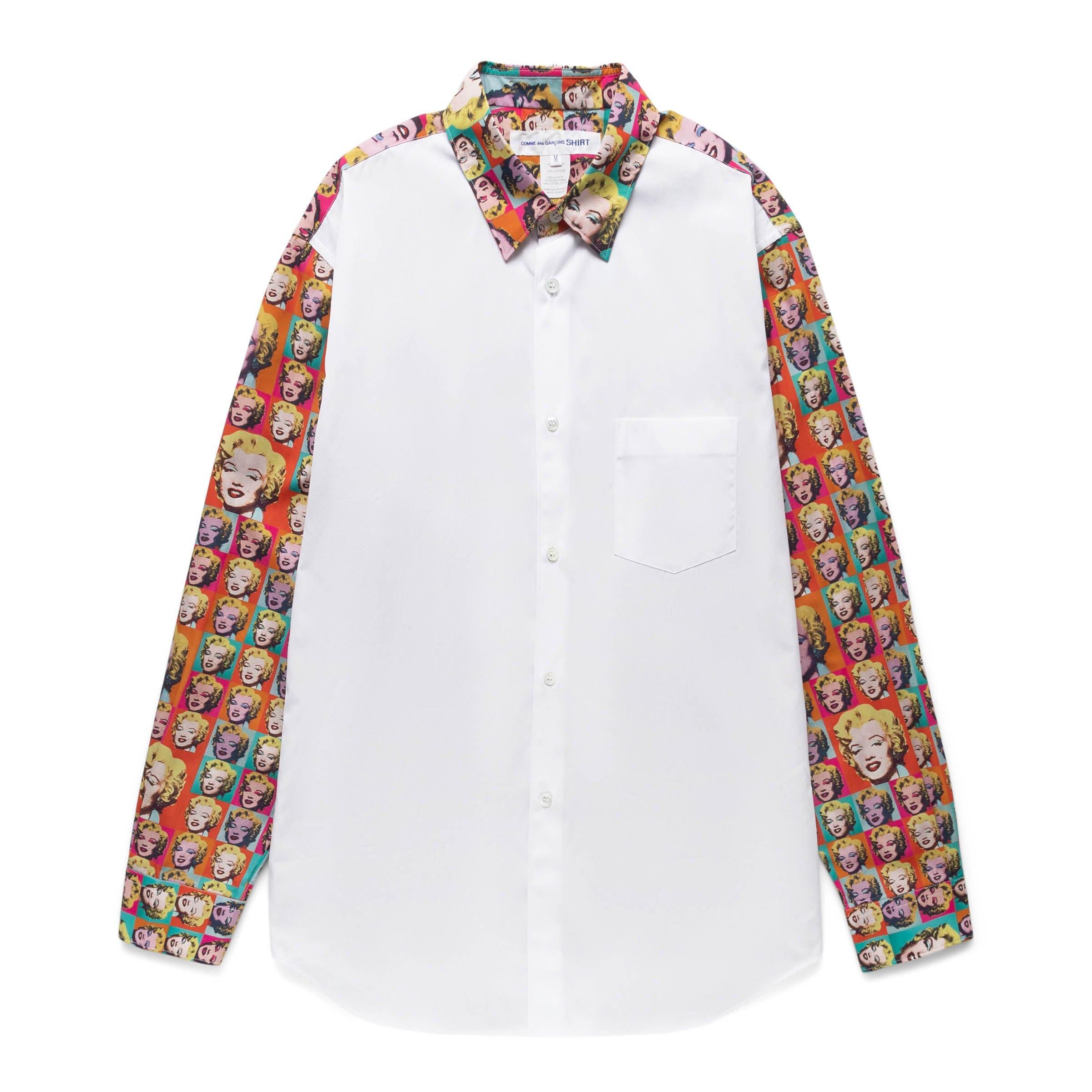 X ANDY WARHOL MARILYN MONROE GRAPHIC PRINT SHIRT Product Image
