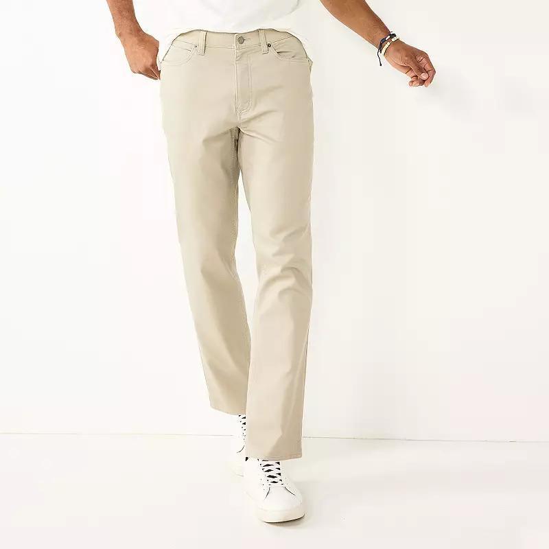 Mens Sonoma Goods For Life Straight-Fit 5-Pocket Everyday Pant Product Image