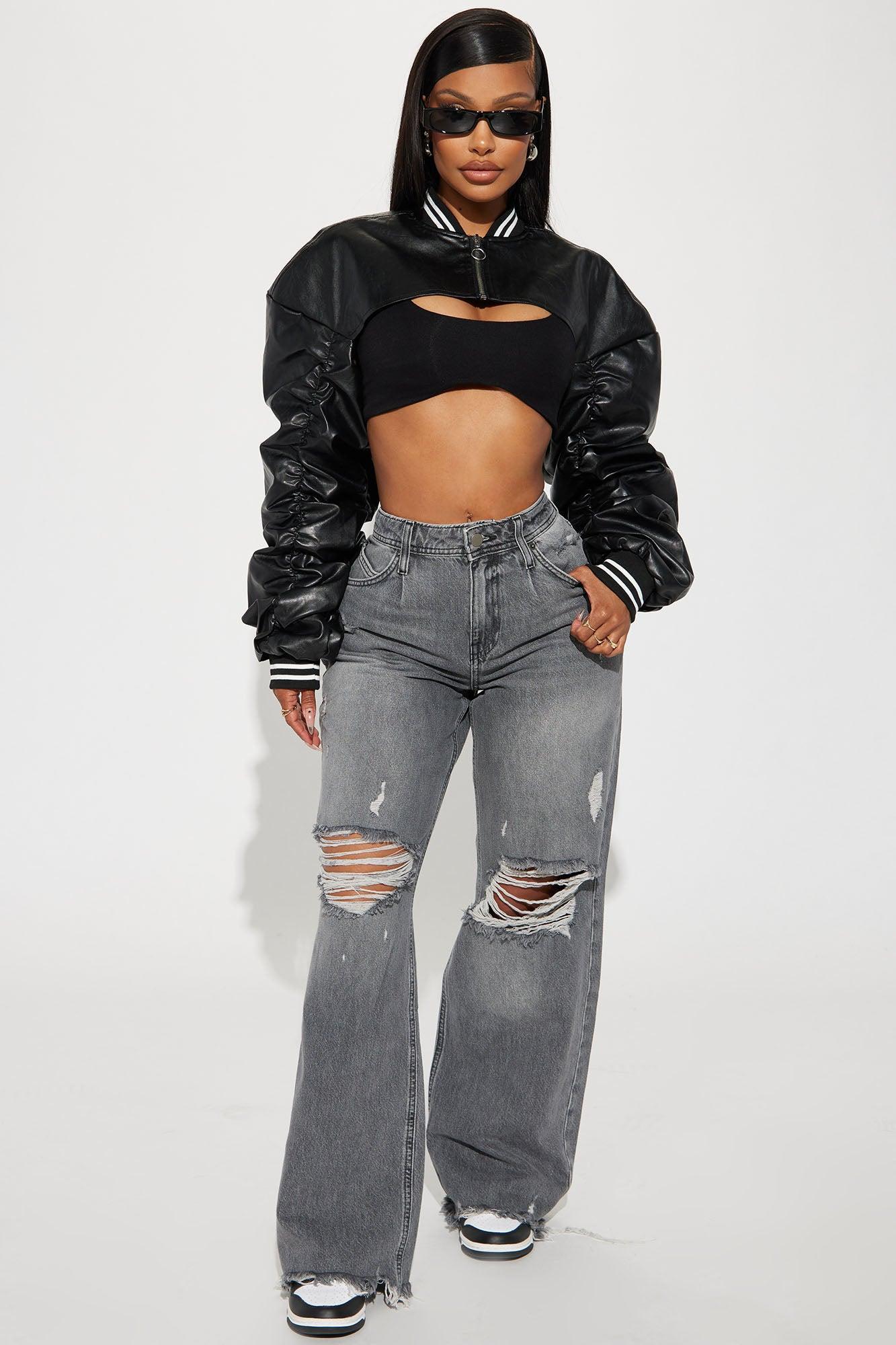 Break The Rules Cropped Bolero Jacket - Black Product Image