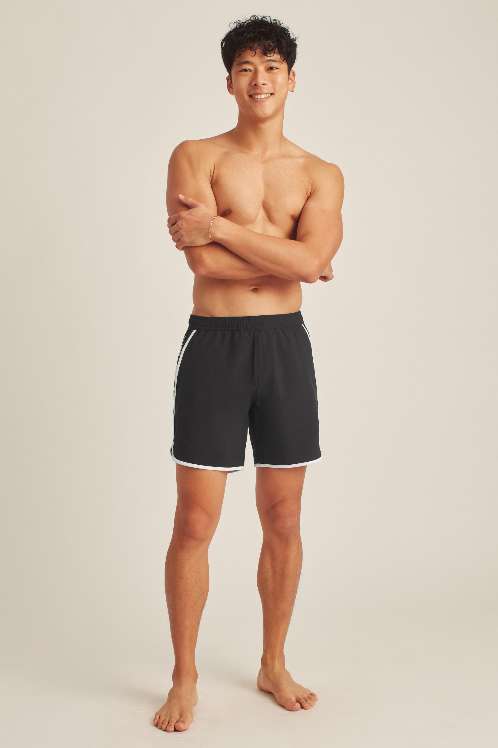 Throwback Swim Trunks Product Image