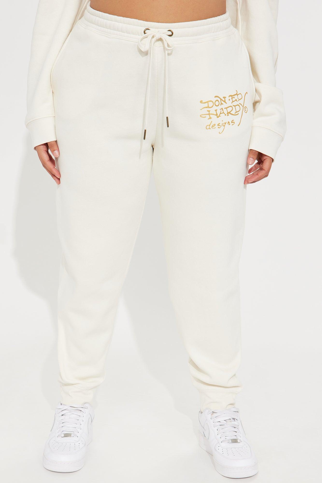 Ed Hardy Retro Tiger Jogger - Ivory Product Image