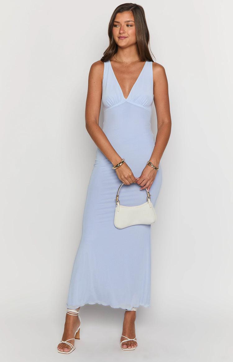 Sunflower Lilac Mesh Maxi Dress Product Image