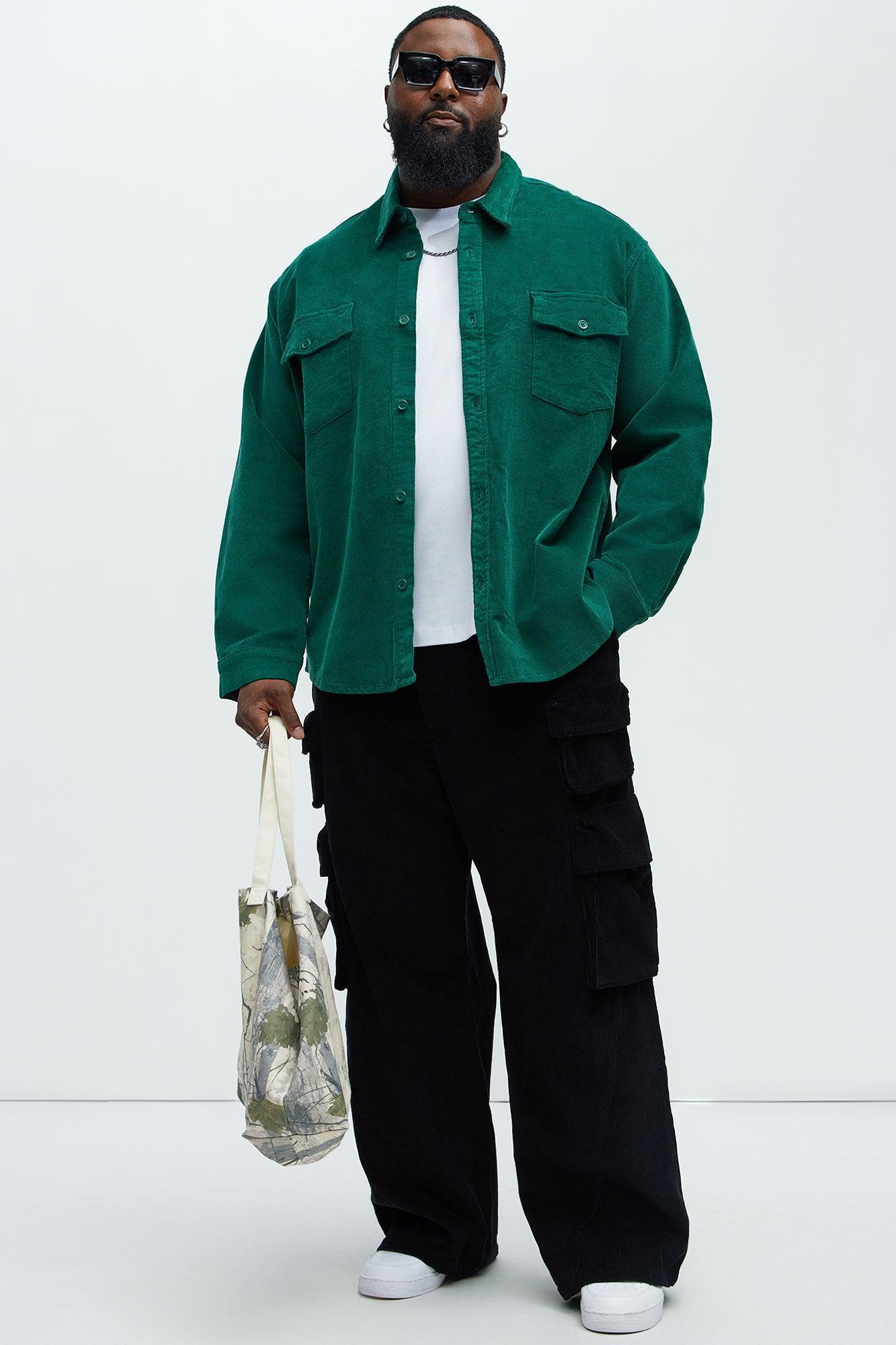 Hanlon Corduroy Shirt - Green Product Image