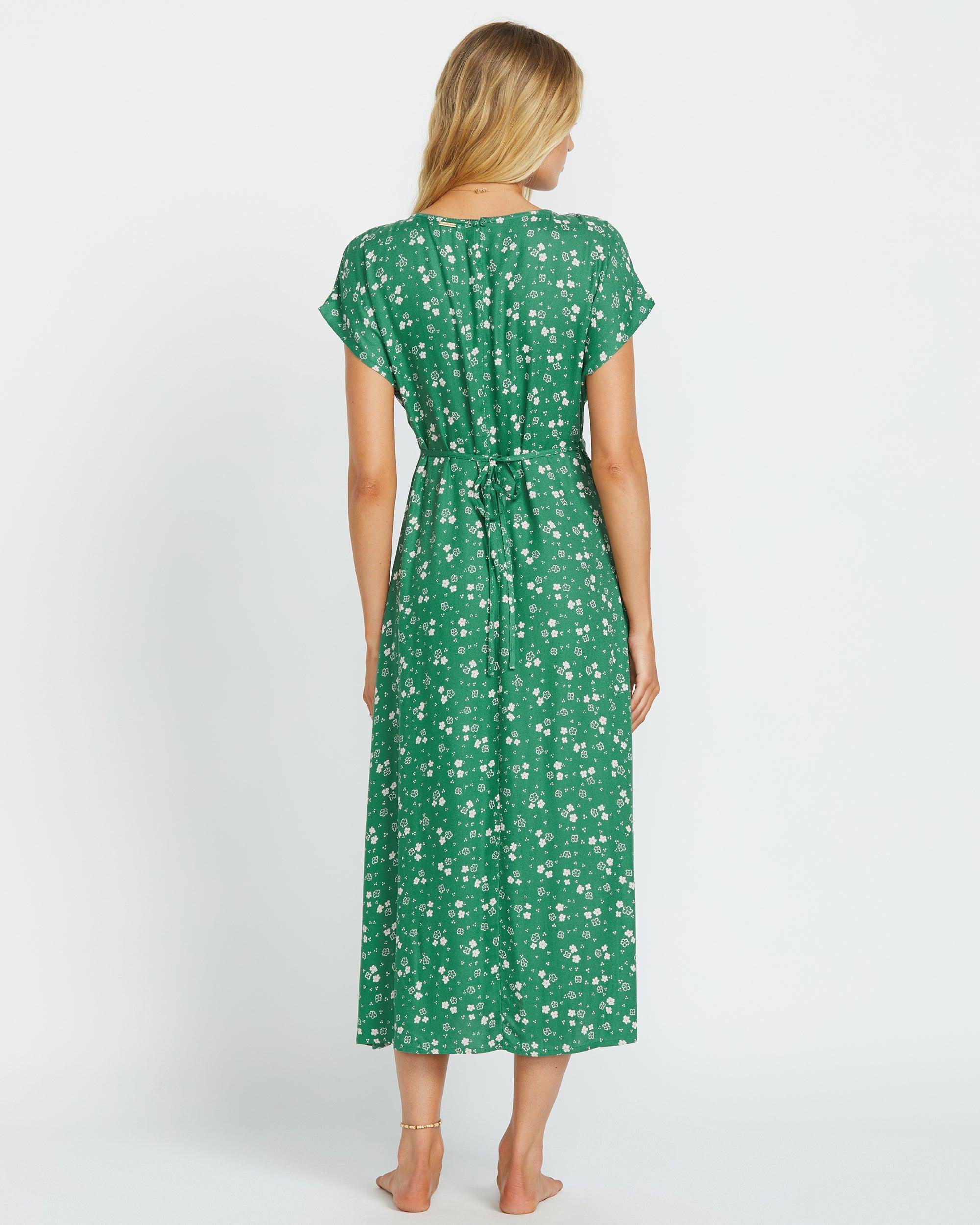 Bright Skies Midi Dress - Island Green Female Product Image