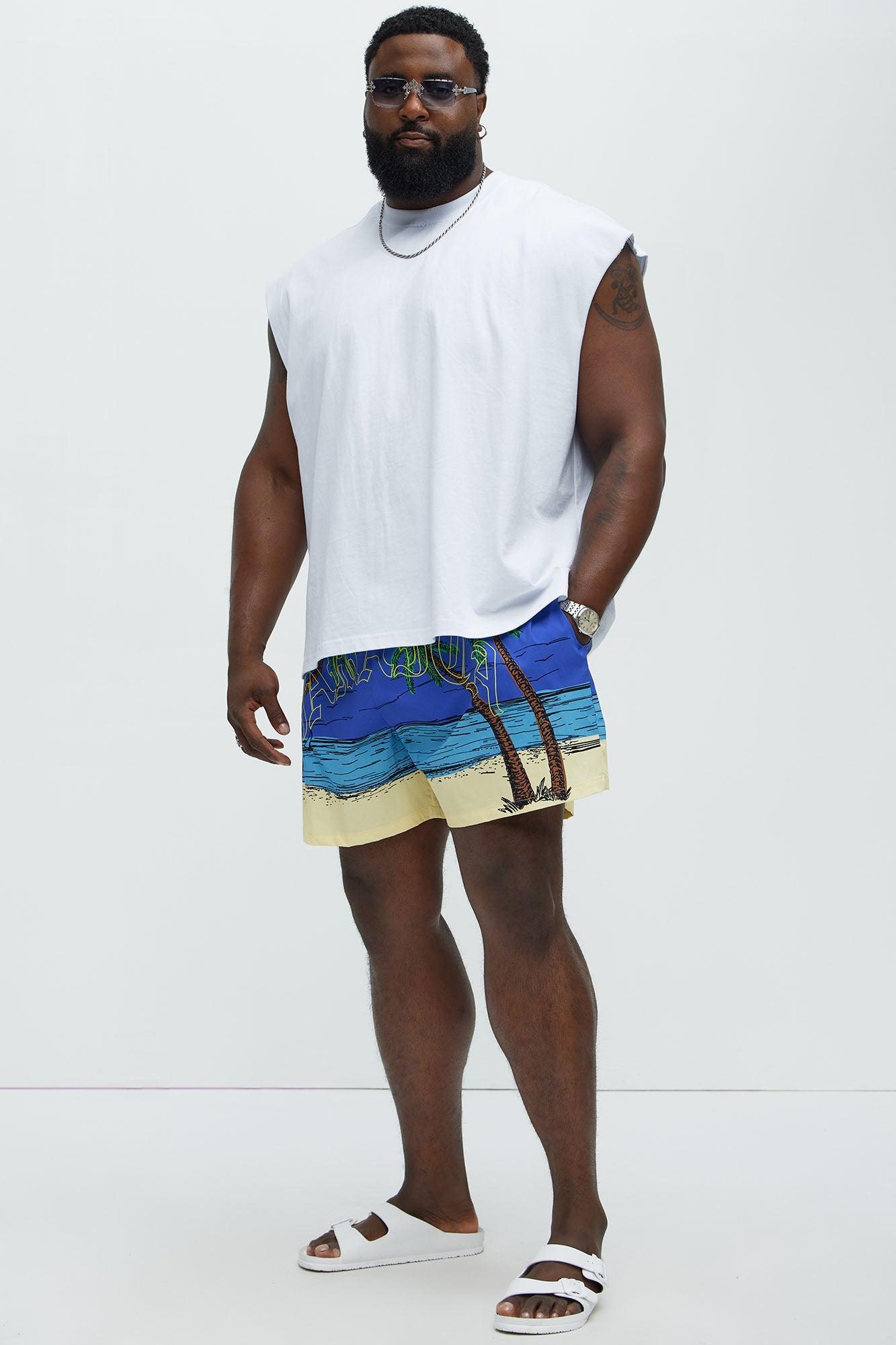 Jamaican Shore Swim Trunk - Blue Product Image