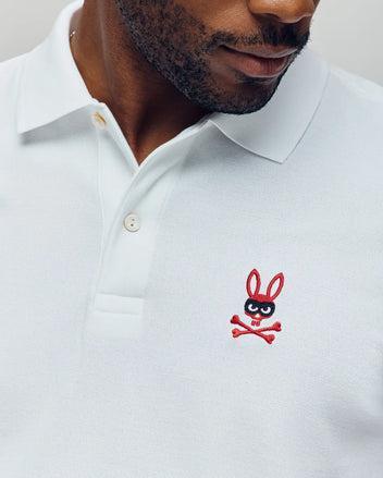 MENS MISCHIEF BUNNY PIQUE POLO - MT0100025 Product Image
