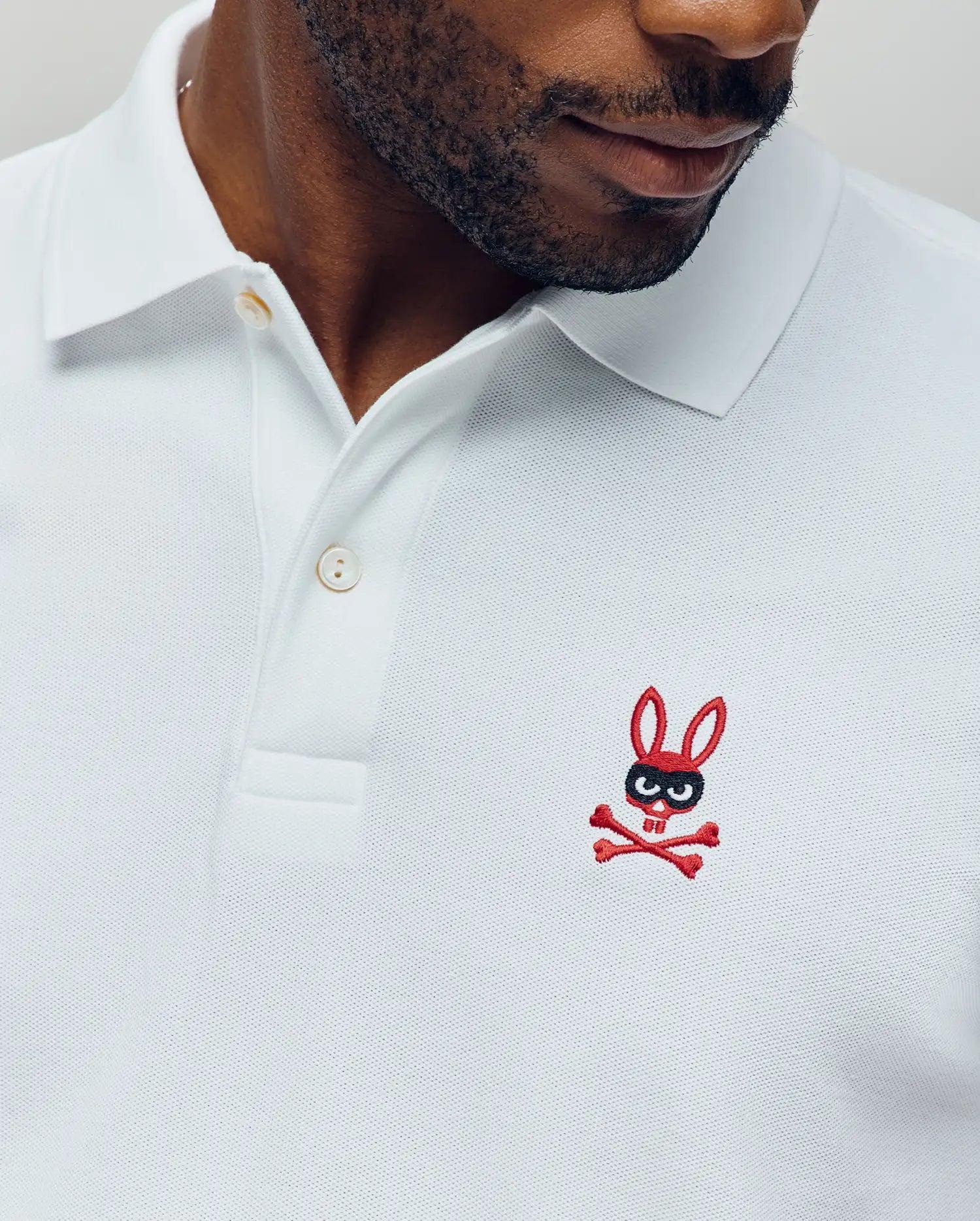 MENS MISCHIEF BUNNY PIQUE POLO - MT0100025 Product Image