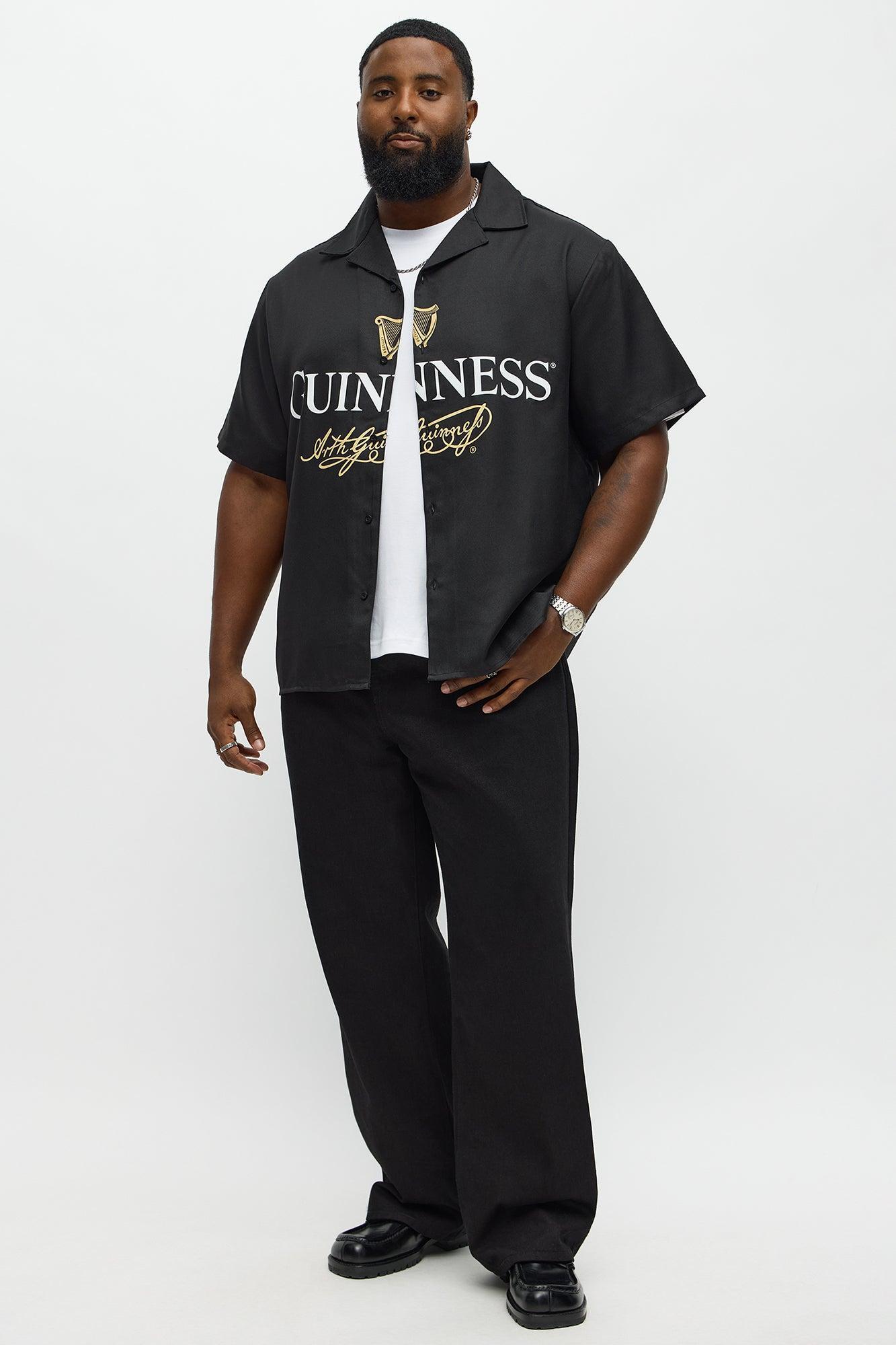 Guinness Button Up Shirt - Black Product Image
