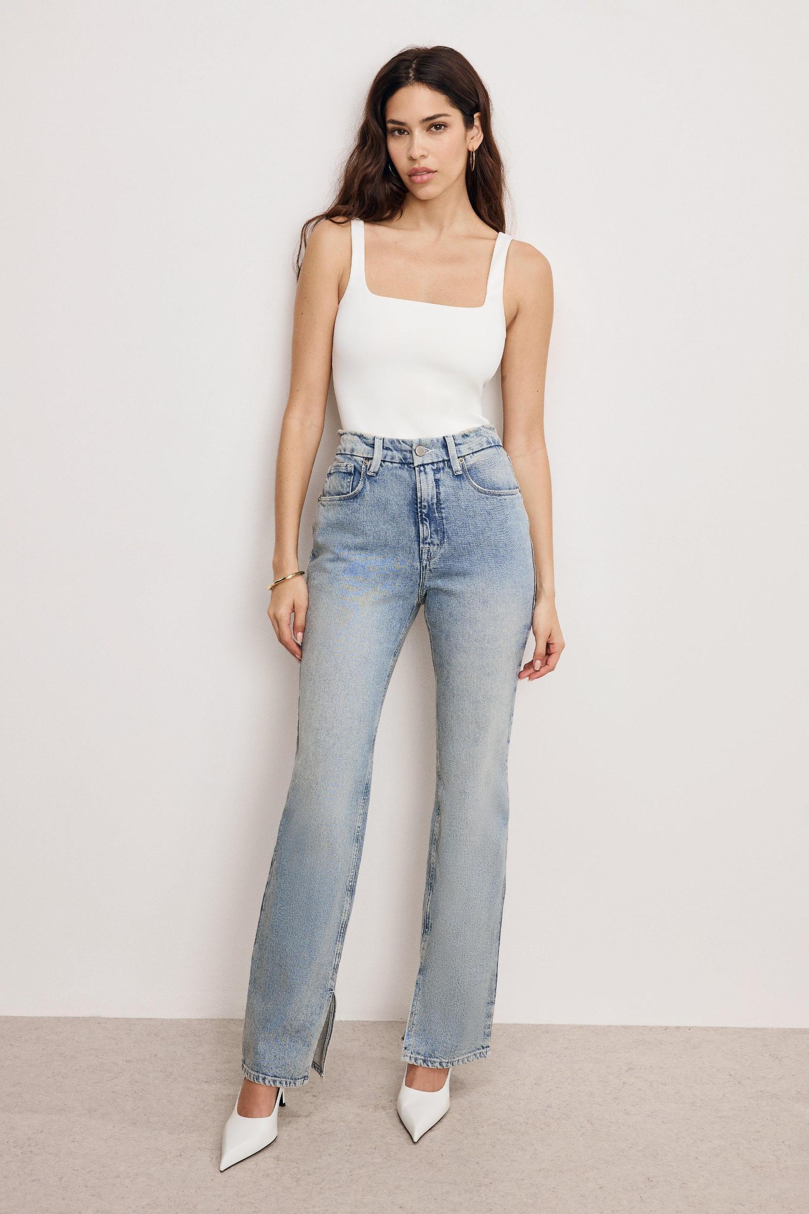 GOOD ICON STRAIGHT JEANS | INDIGO750 Product Image