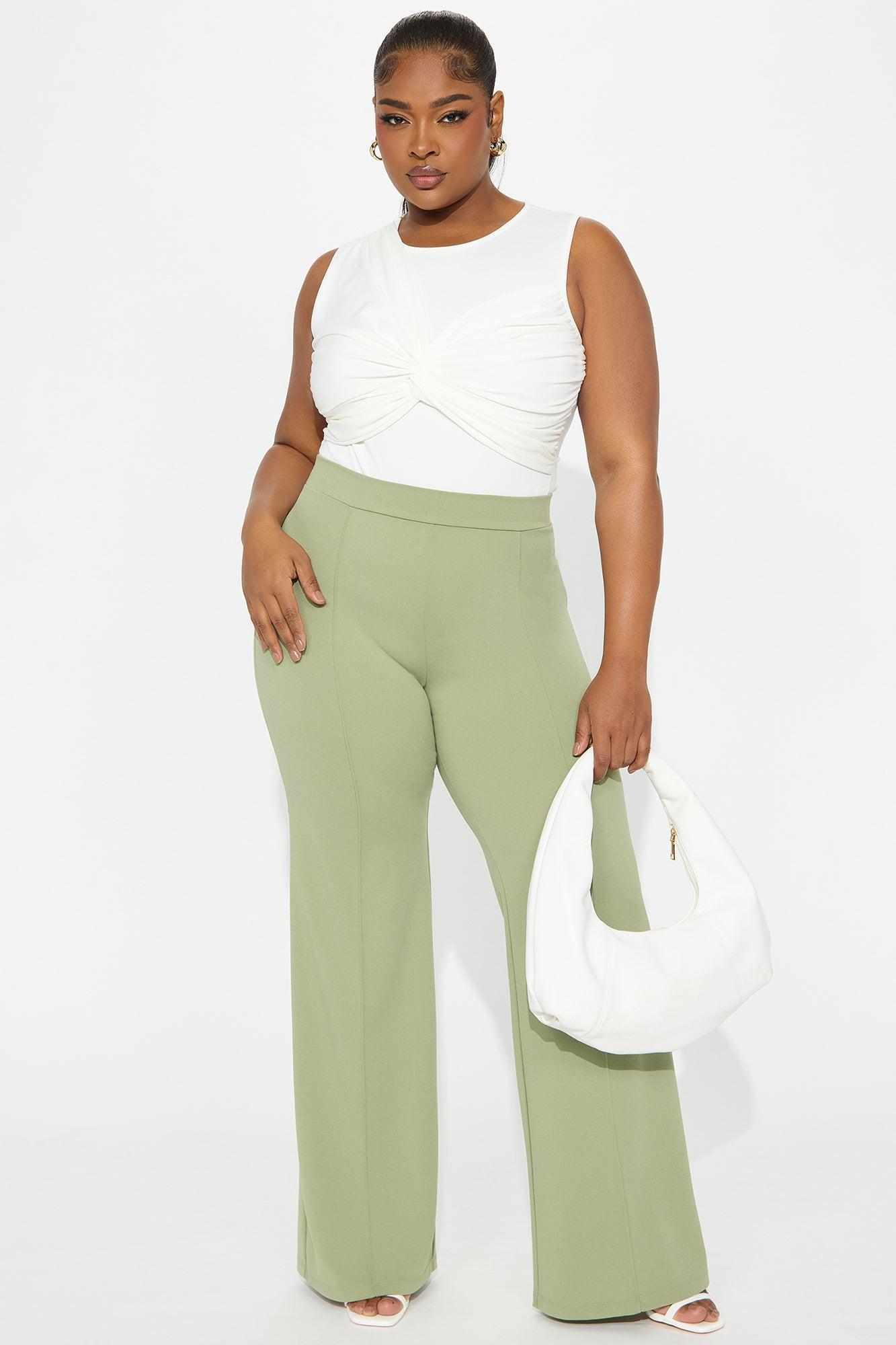 With A Twist Ribbed Bodysuit - Ivory Product Image