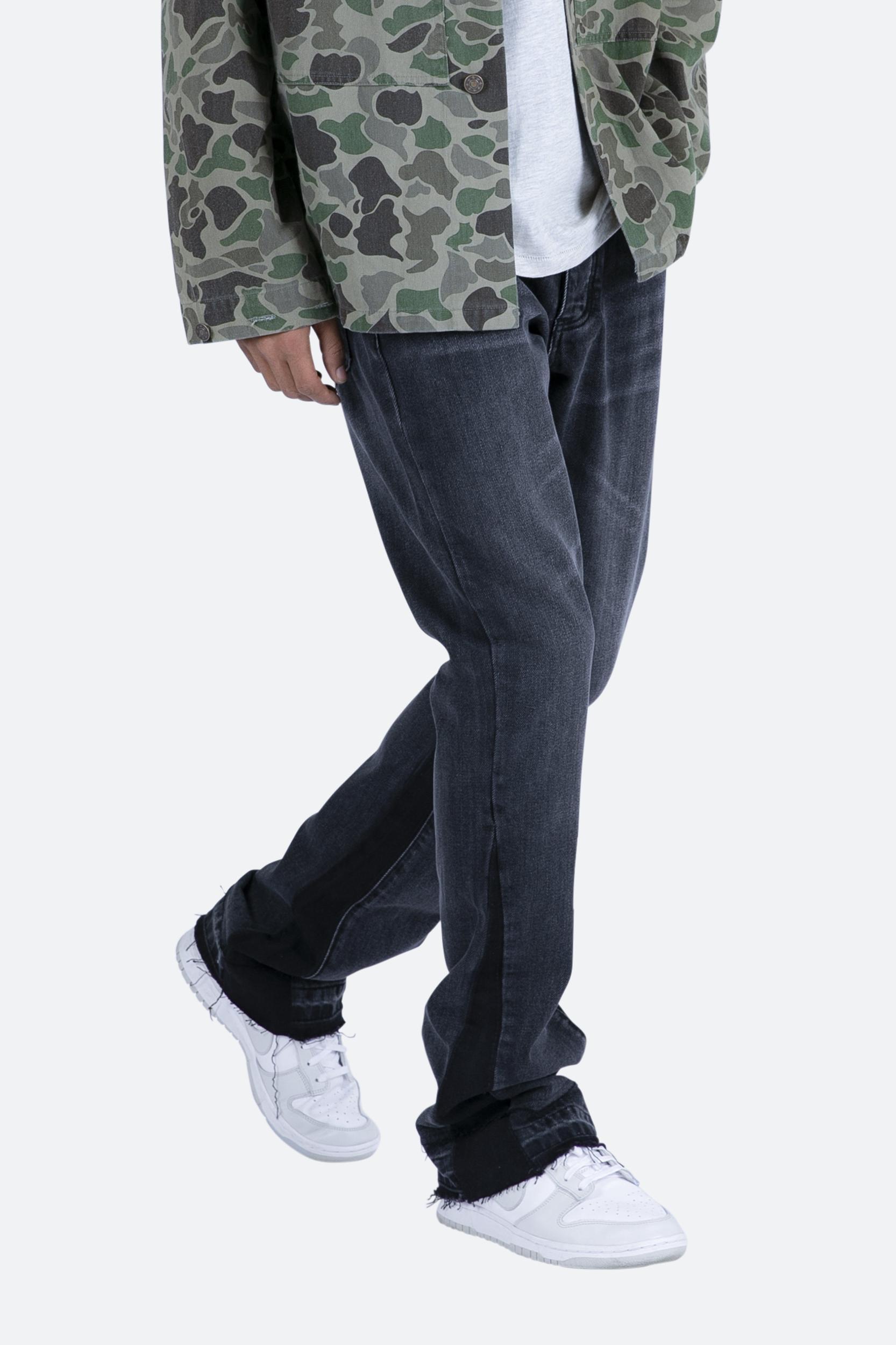 B119 Flare Denim - Black Product Image