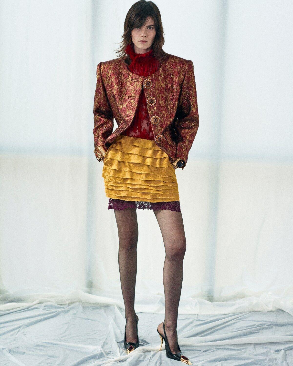 jacket in brocade Product Image