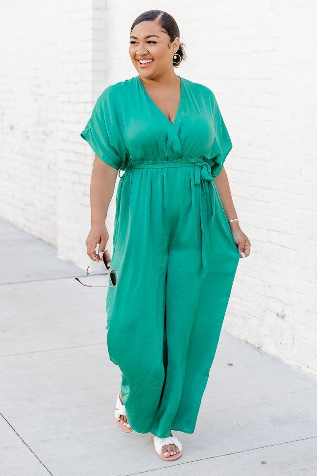 Path To Happiness Teal Jumpsuit FINAL SALE Product Image