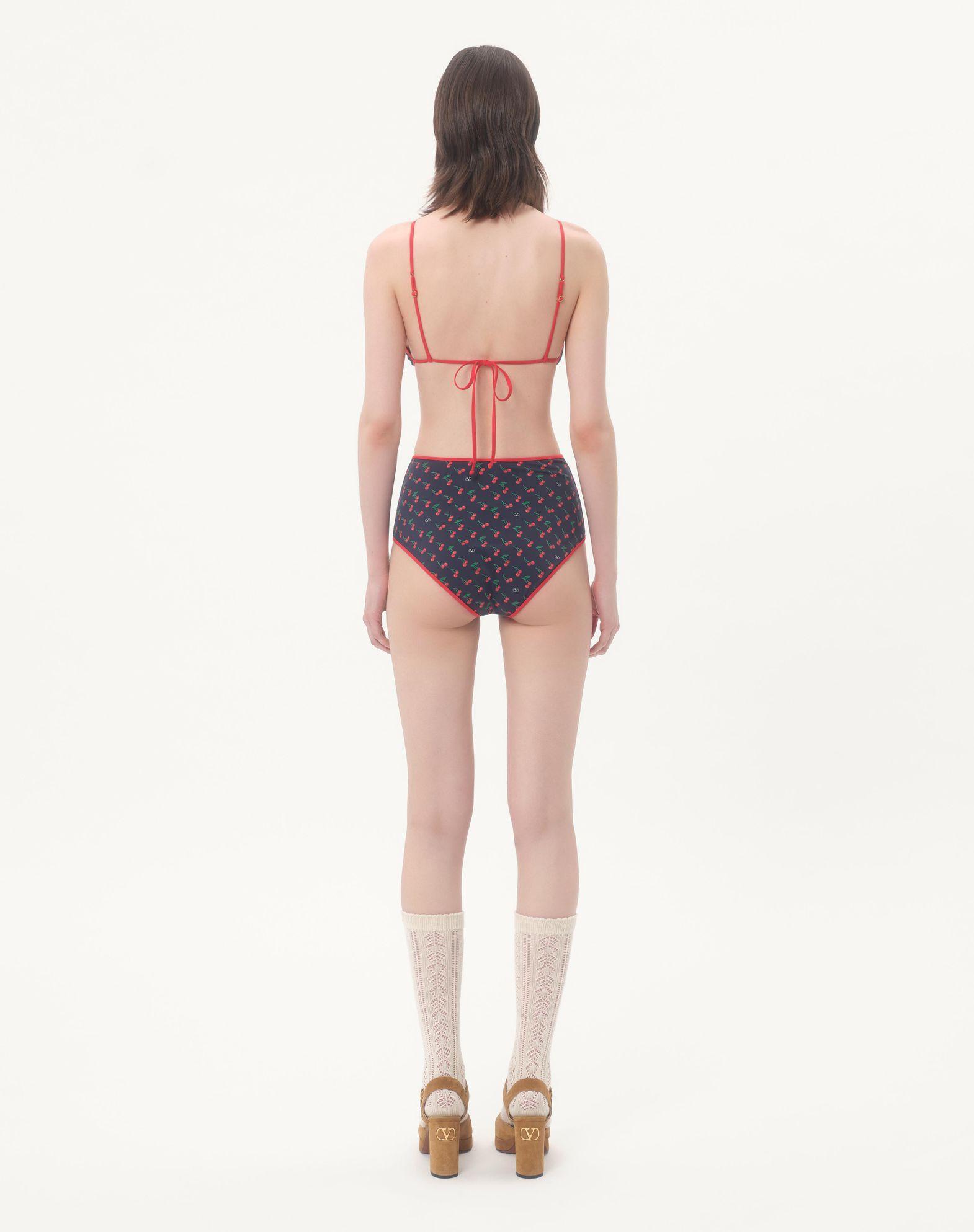 Lycra Bikini With Cherryfic Print Product Image