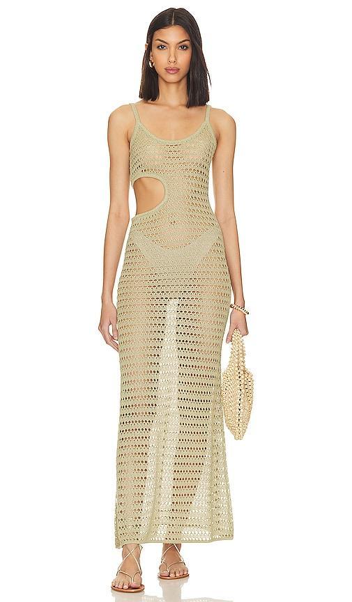 Kylen Cut Out Knit Maxi Dress Tularosa Product Image