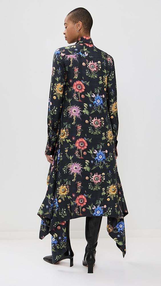 Monse Tie Neck Printed Dress | Shopbop Product Image
