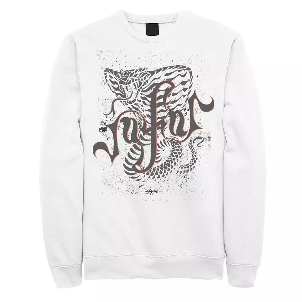 Men's Disney's Aladdin Live Action Jafar Cobra Sketch Fleece, Size: XL, White Product Image