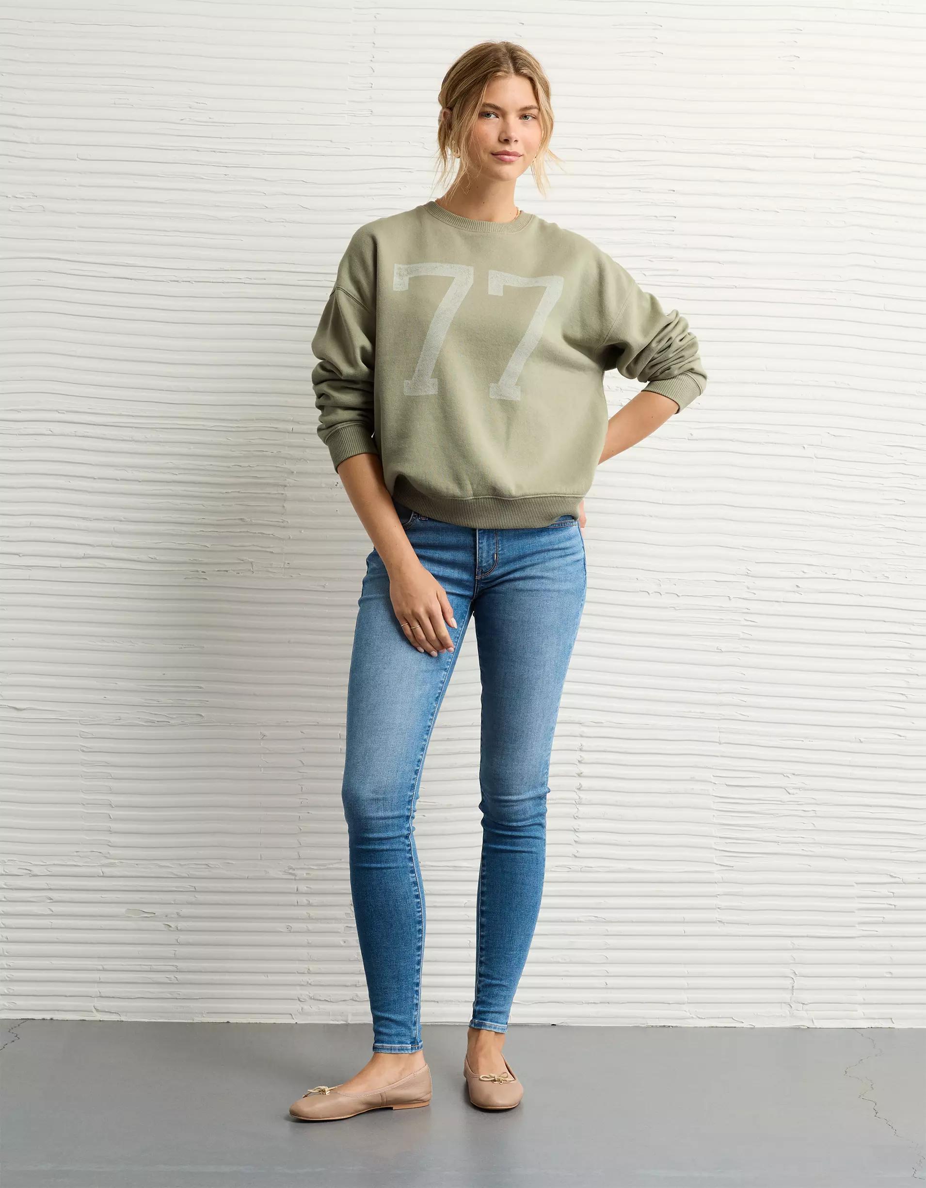 AE Funday Graphic Sweatshirt Product Image