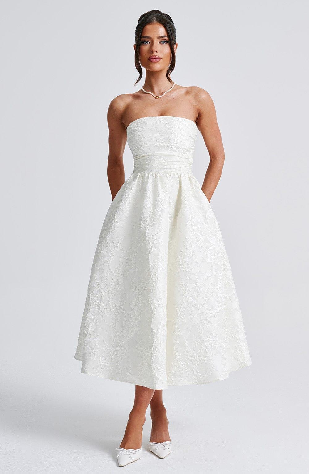 Saoirse Midi Dress - Ivory Product Image