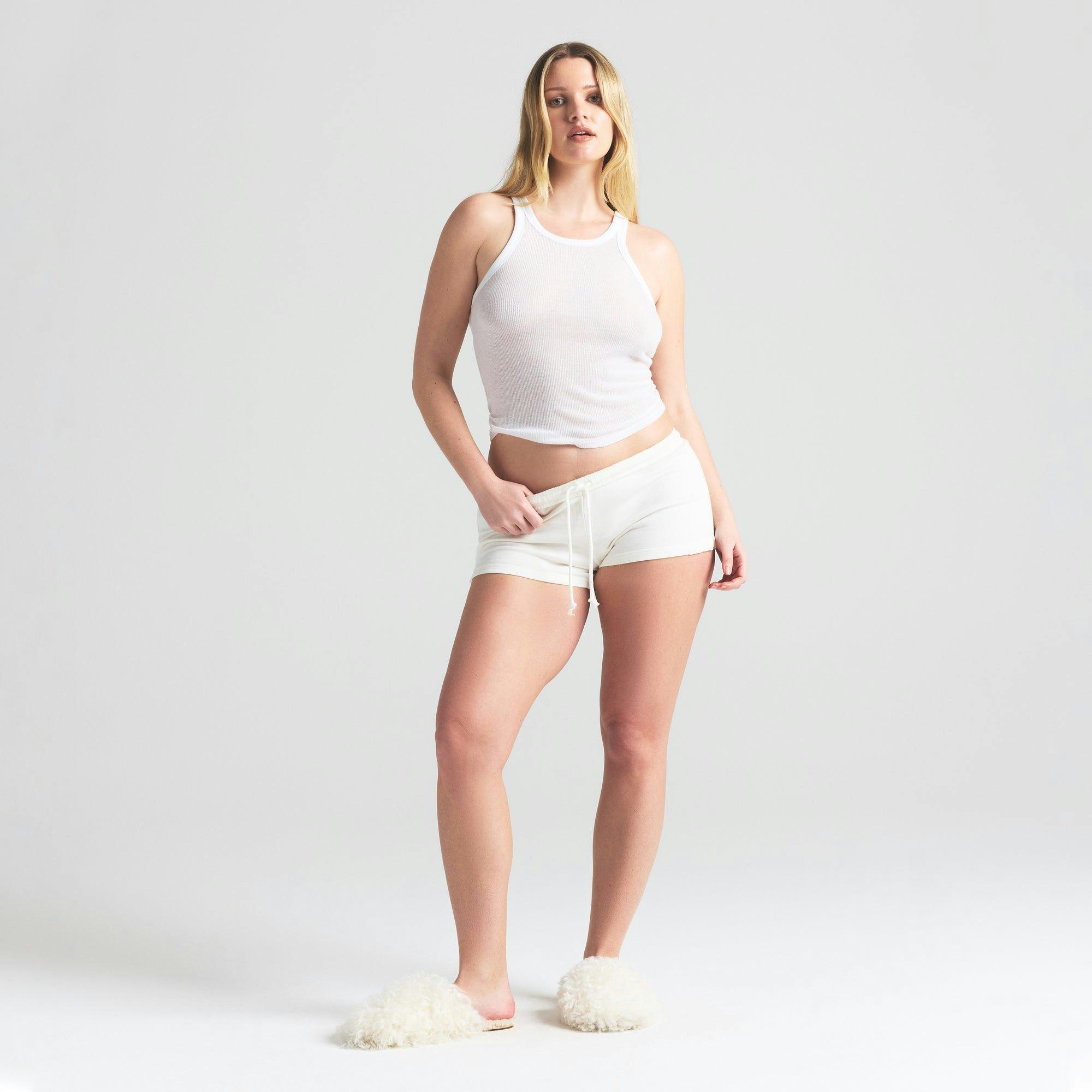 SHEER COTTON TANK | SNOW Product Image