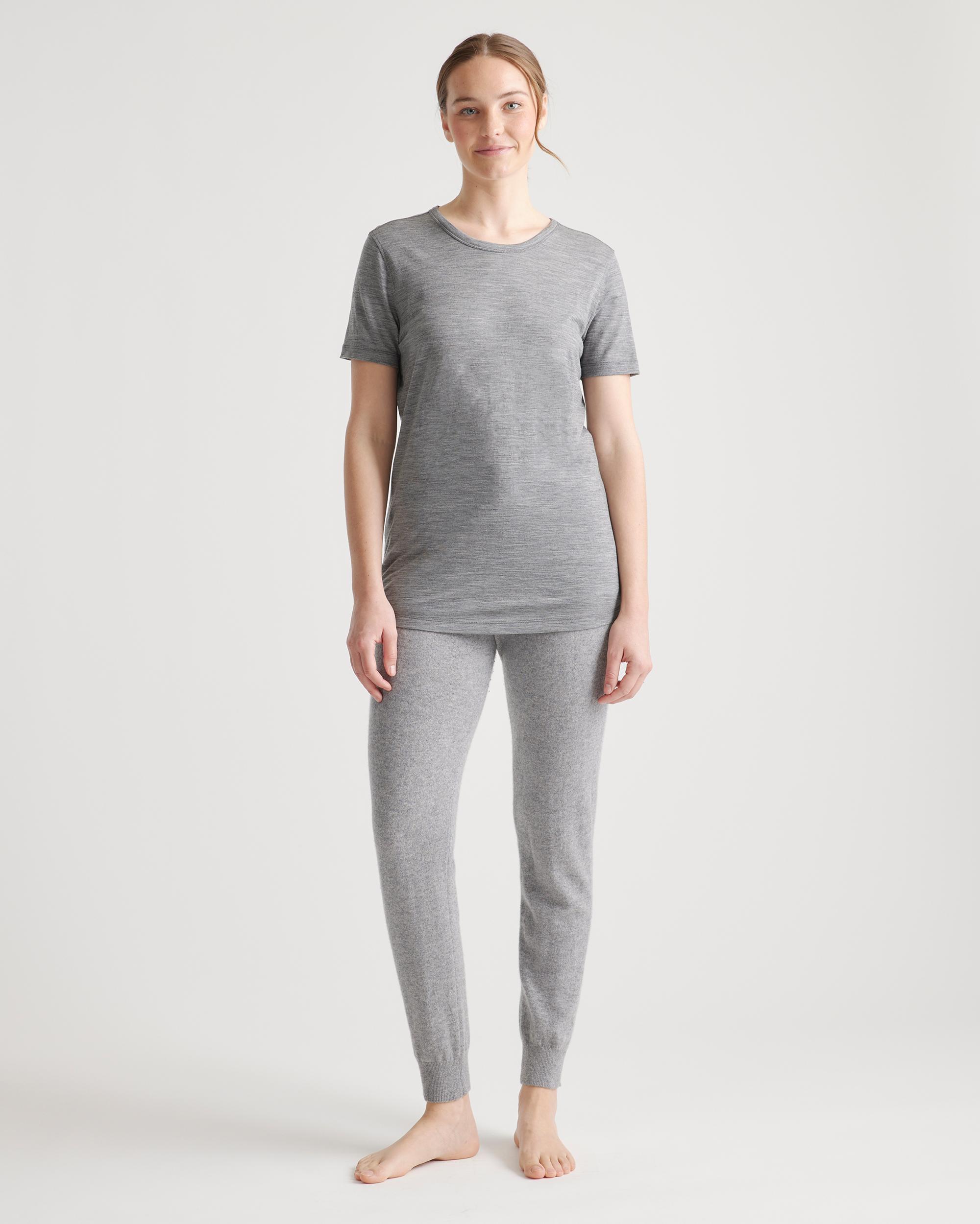 Quince | Women's 100% Merino Wool All-Season Base Layer T-Shirt Merino/Cotton Product Image