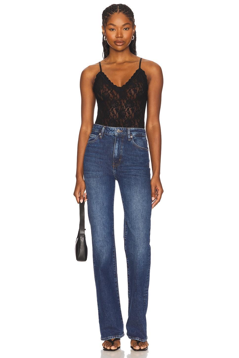 Signature Lace? & Retro Lace Thong Back Bodysuit Hanky Panky Product Image