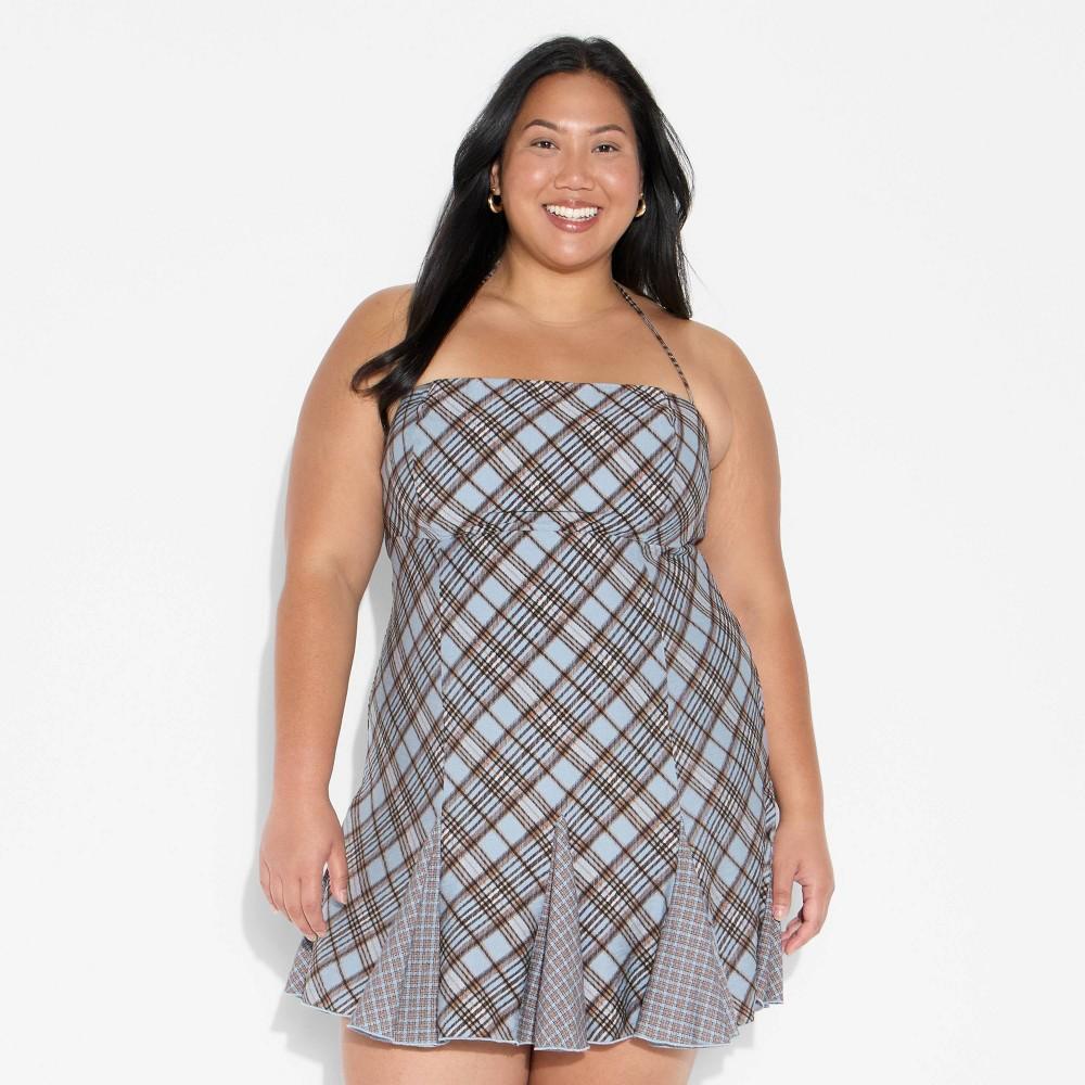 Women's Godet Halter Mini A-Line Dress - Wild Fable™ Product Image