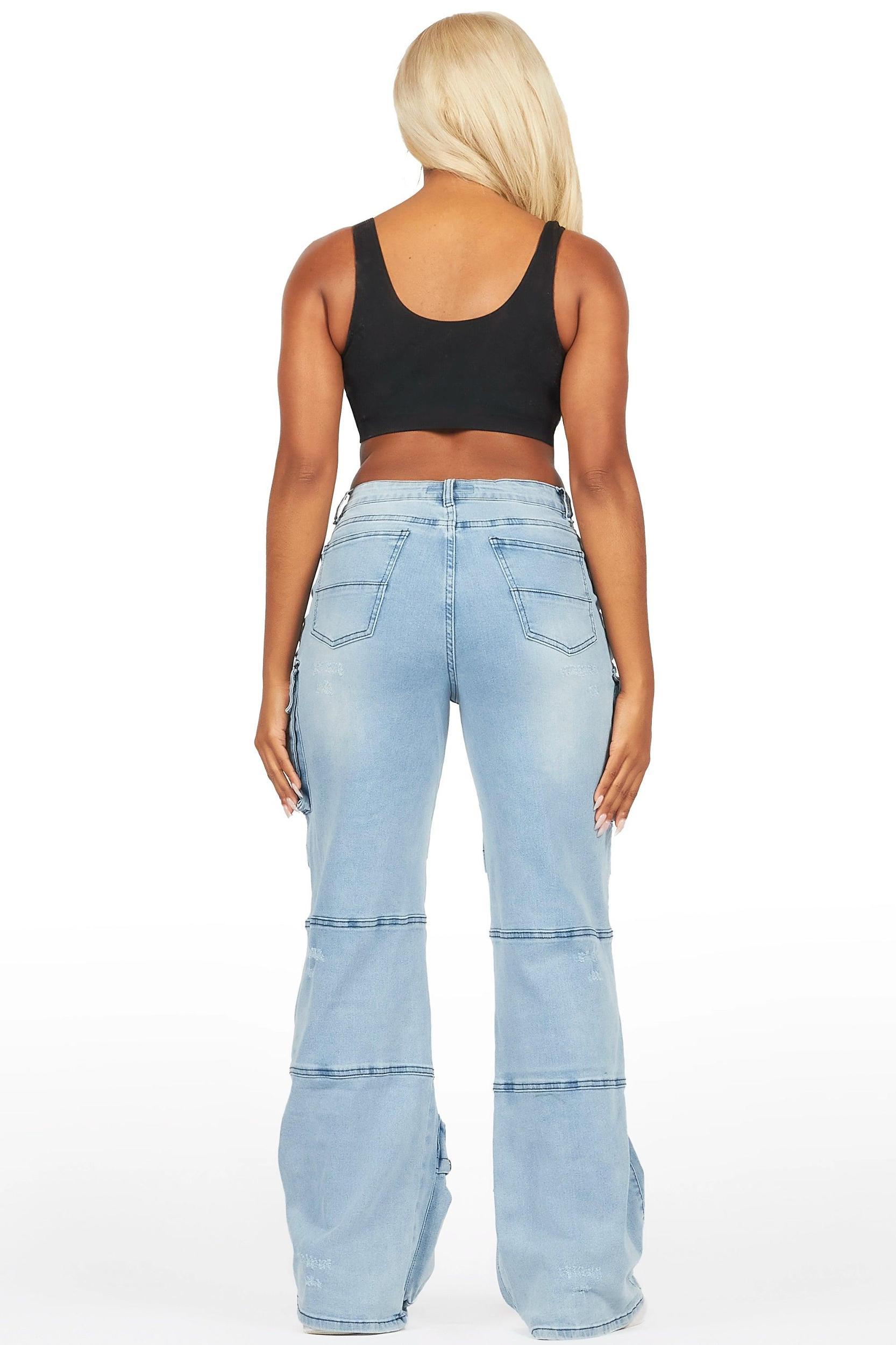 Tarella Light Wash Wide Leg Jean Female Product Image