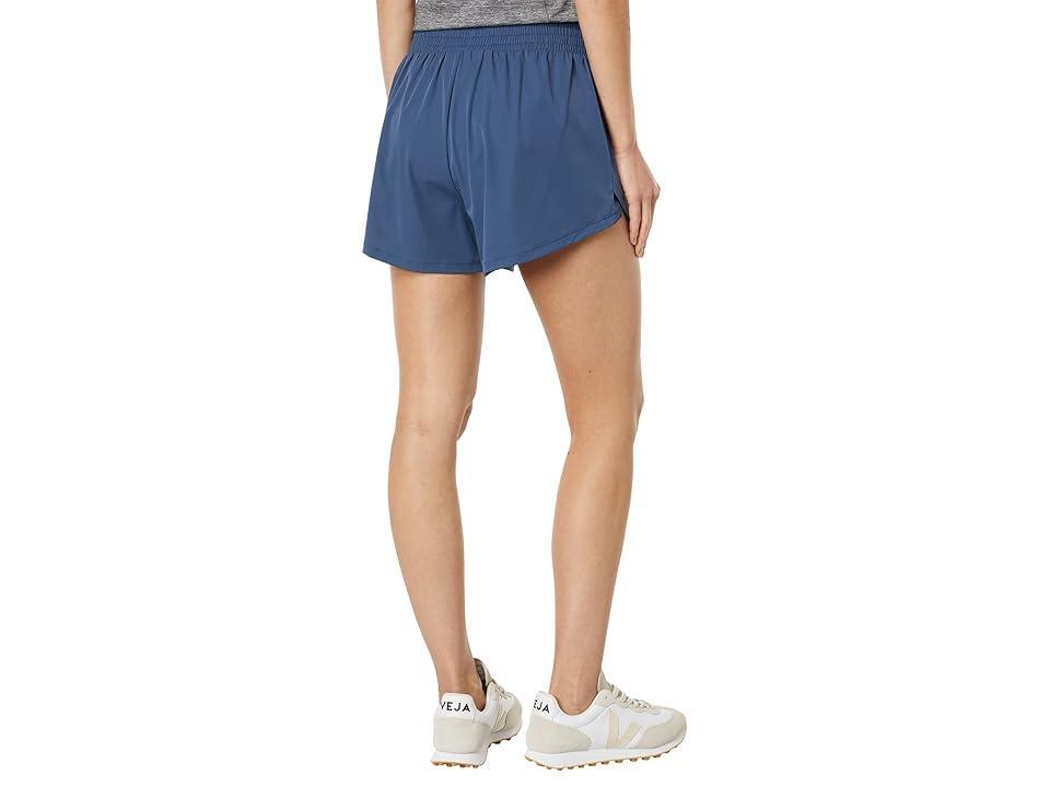 THRIVE SOCIETE Hi-Lo Run Shorts Nights) Women's Shorts Product Image