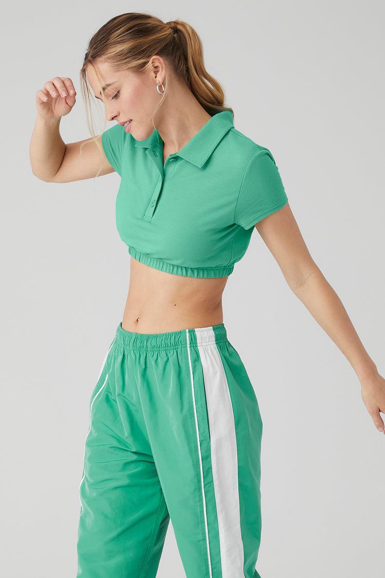 Cropped Prestige Polo - Lettuce Product Image