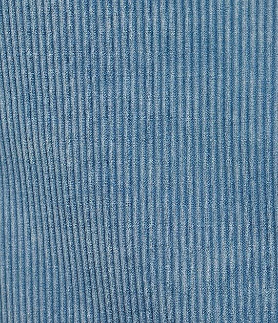 Moa Moa Cap Short Sleeve Crew Neck Solid T-Shirt Product Image