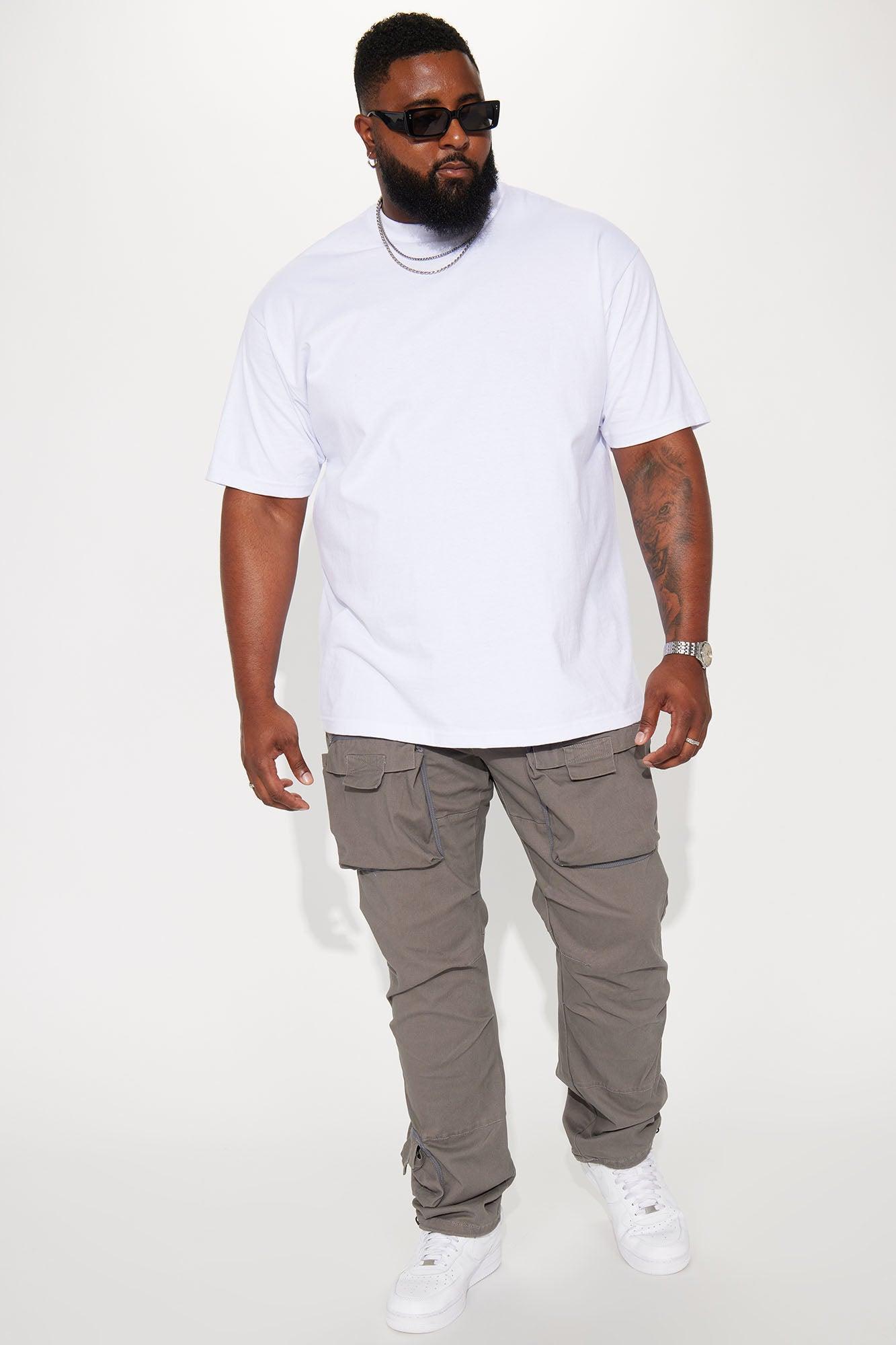 Duality Twill Cargo Pants - Grey Product Image
