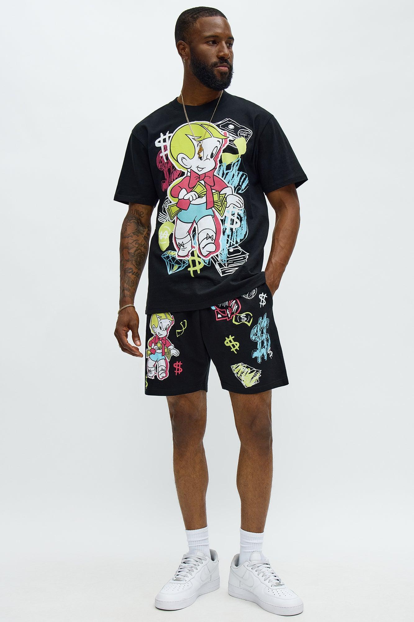 Richie Rich $ign Sweatshorts - Black Product Image