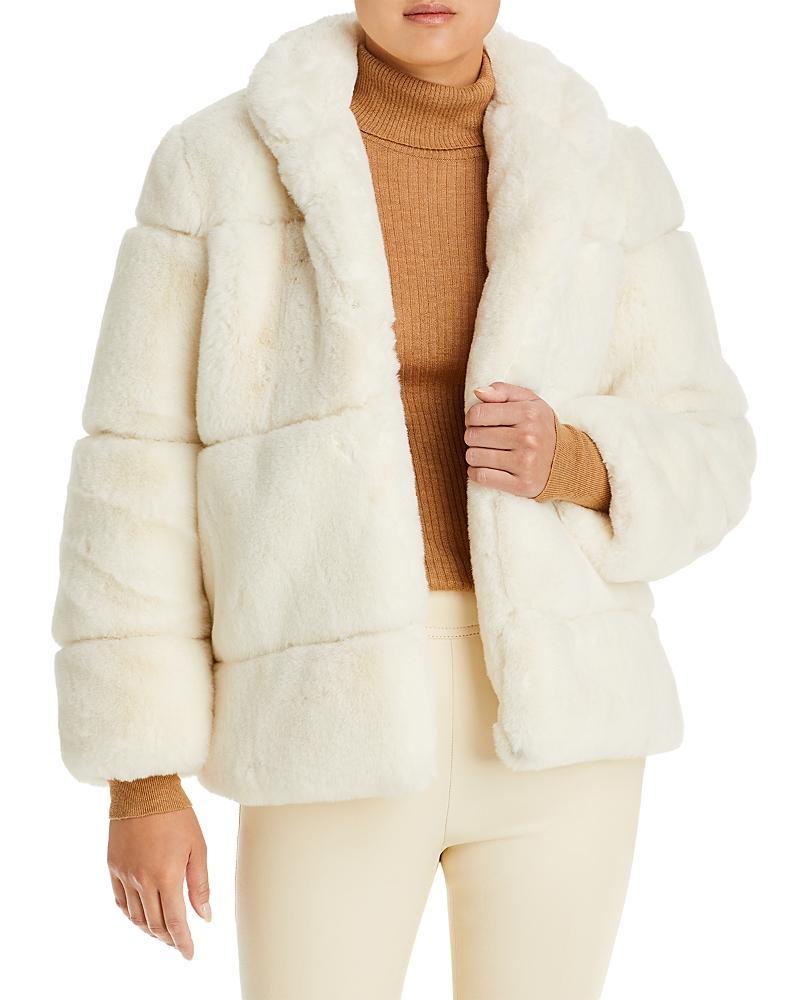 Womens Skylar Paneled Faux Fur Jacket Product Image