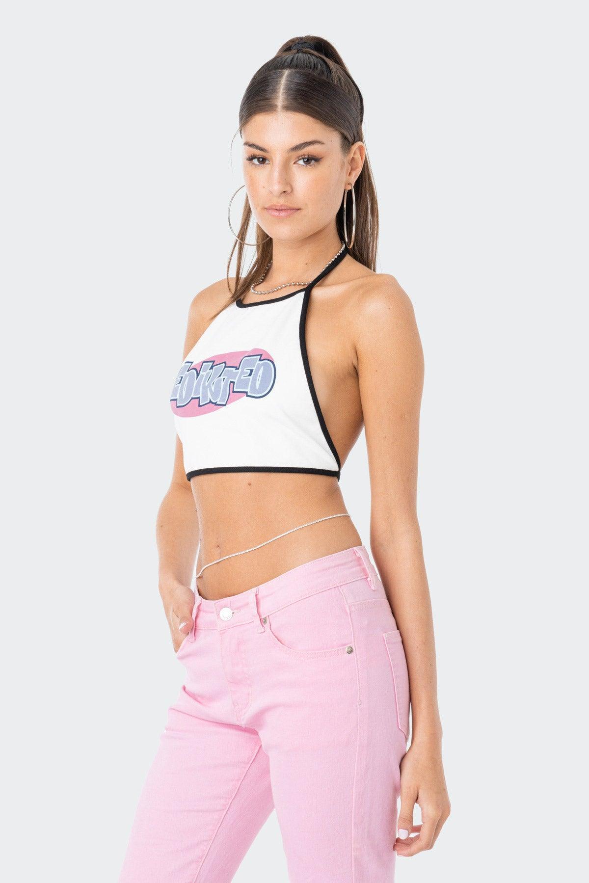 Mae Open-Back Halter Top Product Image