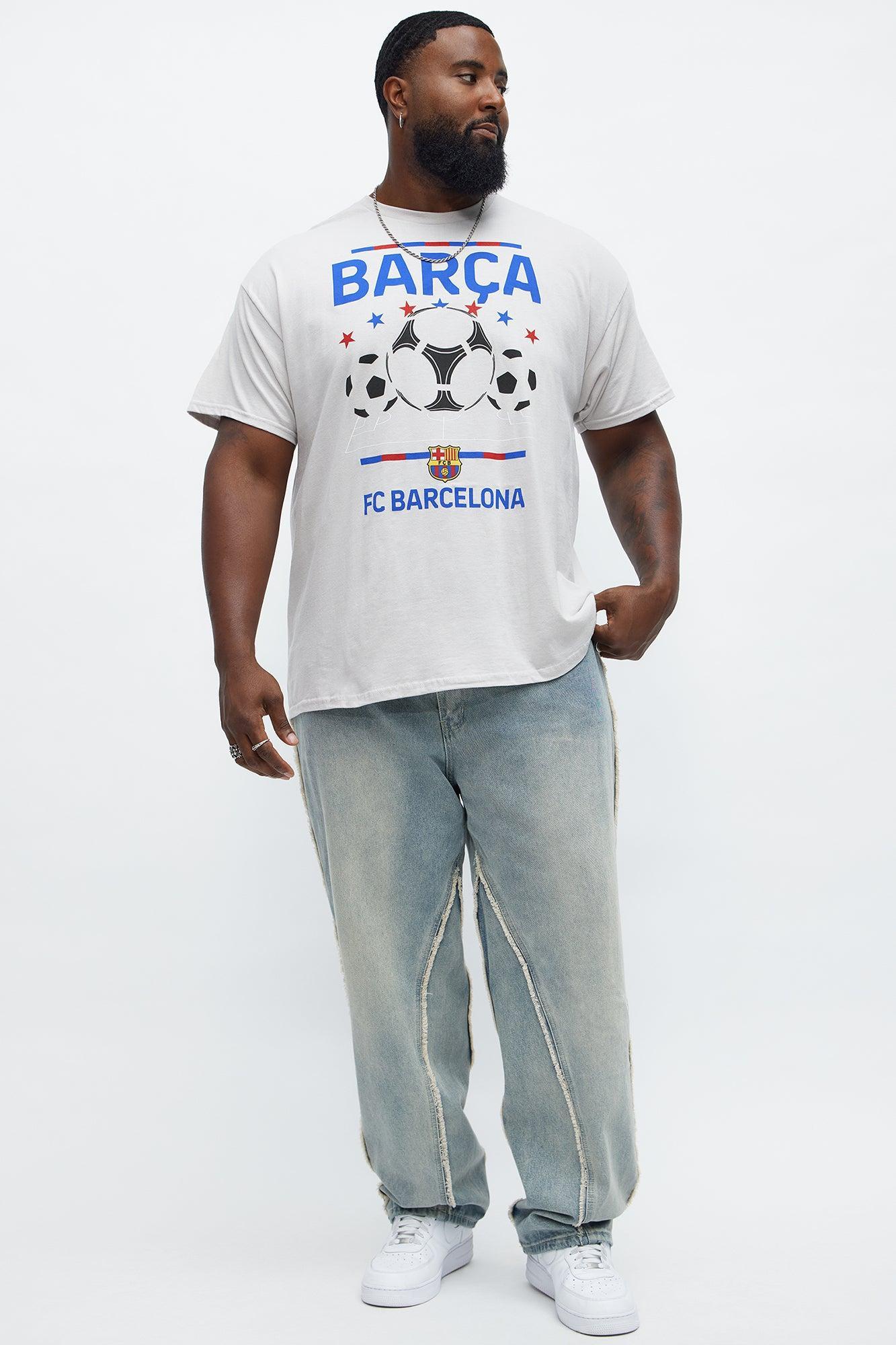 FC Barcelona Short Sleeve Tee - Grey Product Image