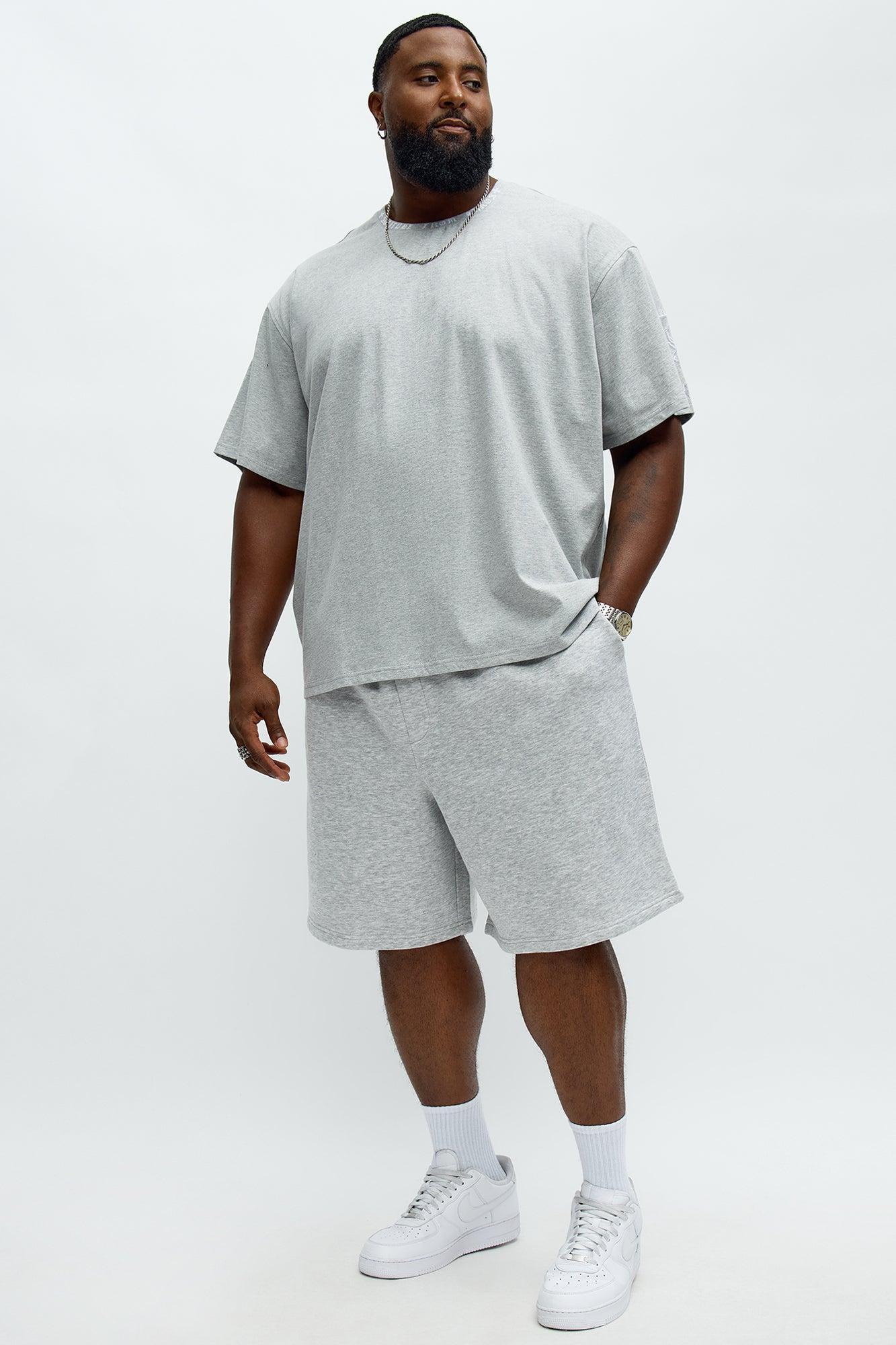Tyson Loose Fit Shorts - Heather Grey Product Image