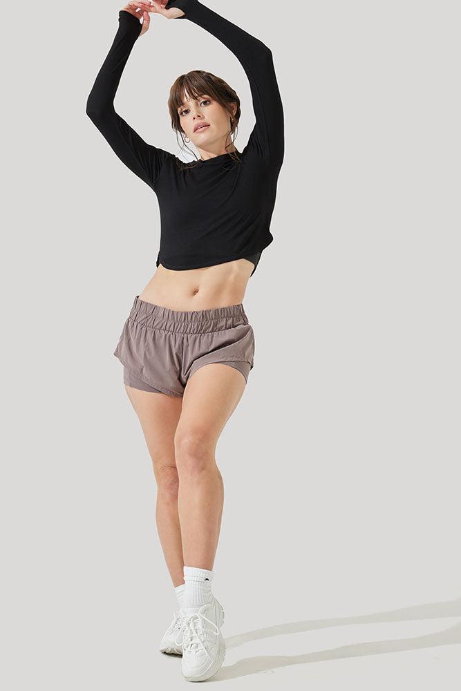 Refine Long Sleeve Top - Black Product Image