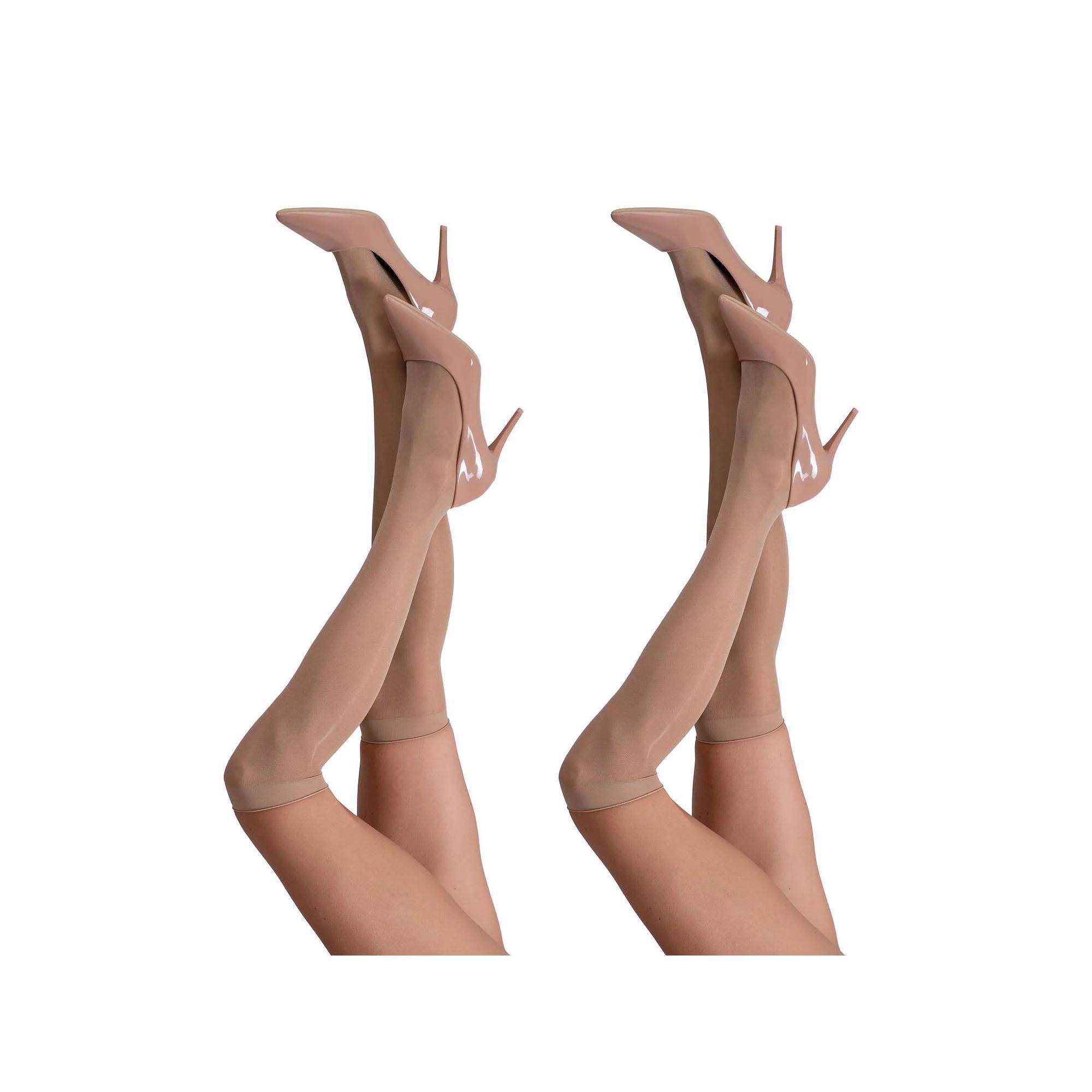 LECHERY Shiny Sheer Knee-High Sock Set Womens at Urban Outfitters Product Image