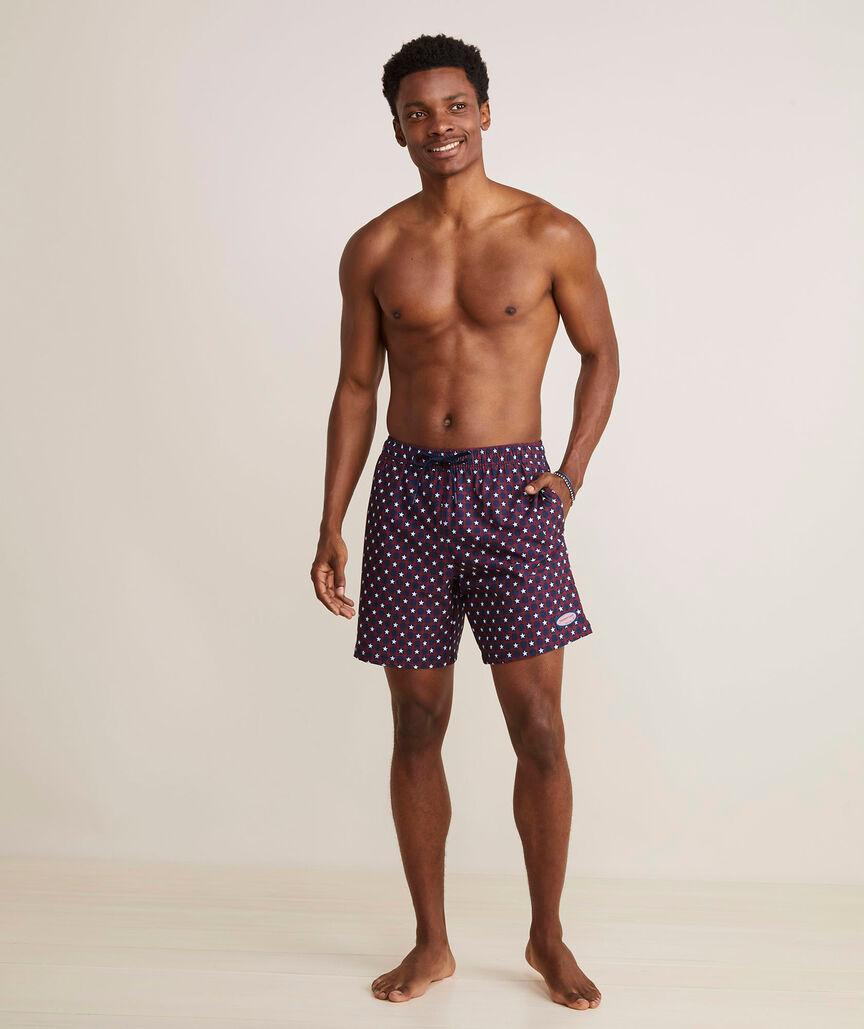 7 Inch Printed Chappy Swim Trunks Product Image