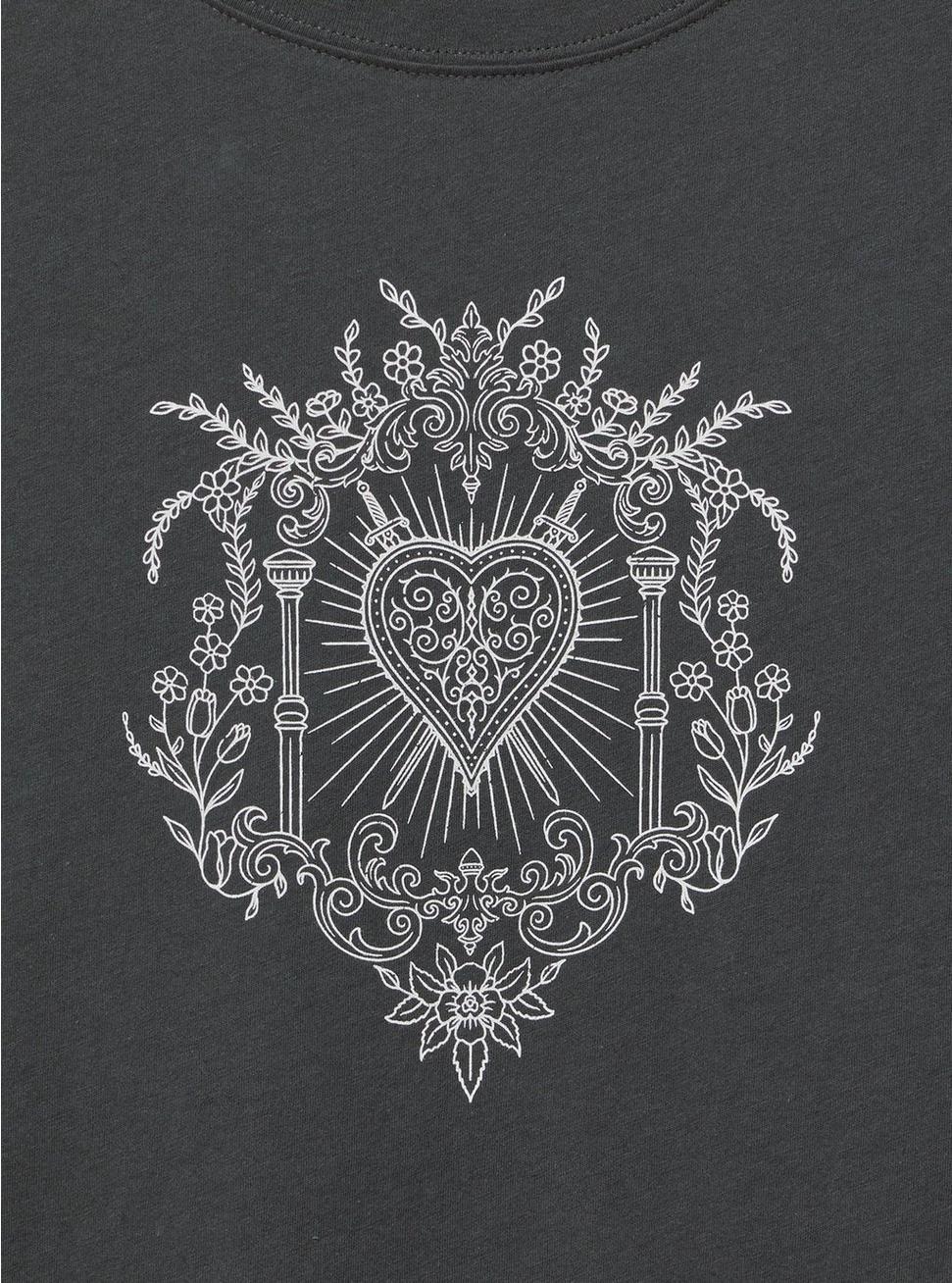 Heart Floral Relaxed Heritage Jersey Tank Product Image