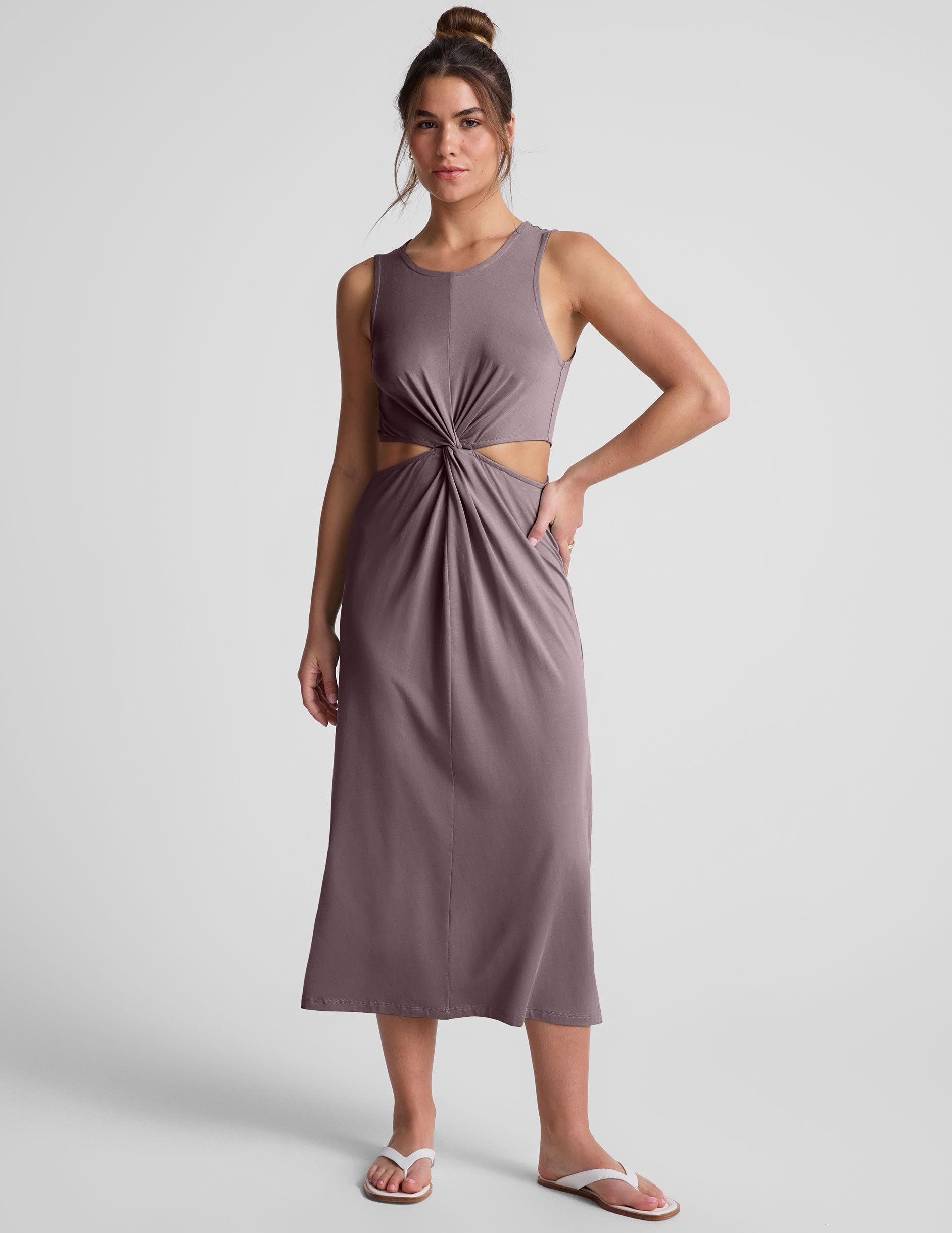 Around The World Front Twist Dress Product Image