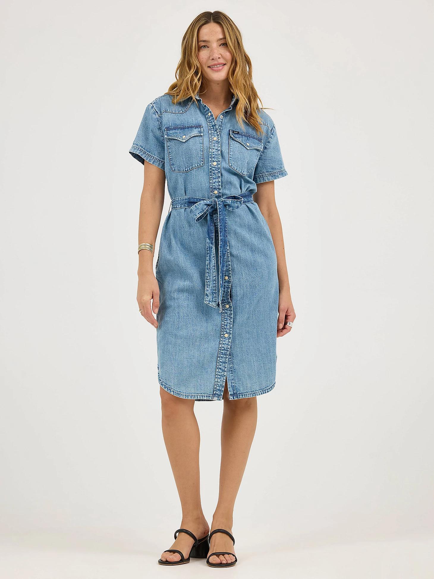 Women's Legendary Western Belted Dress | Women's Skirts & Dresses | Lee® Product Image