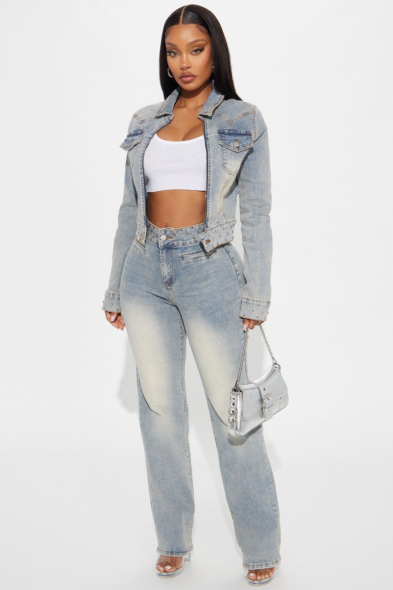 Matched Energy Stretch Denim Jacket - Vintage Wash Product Image