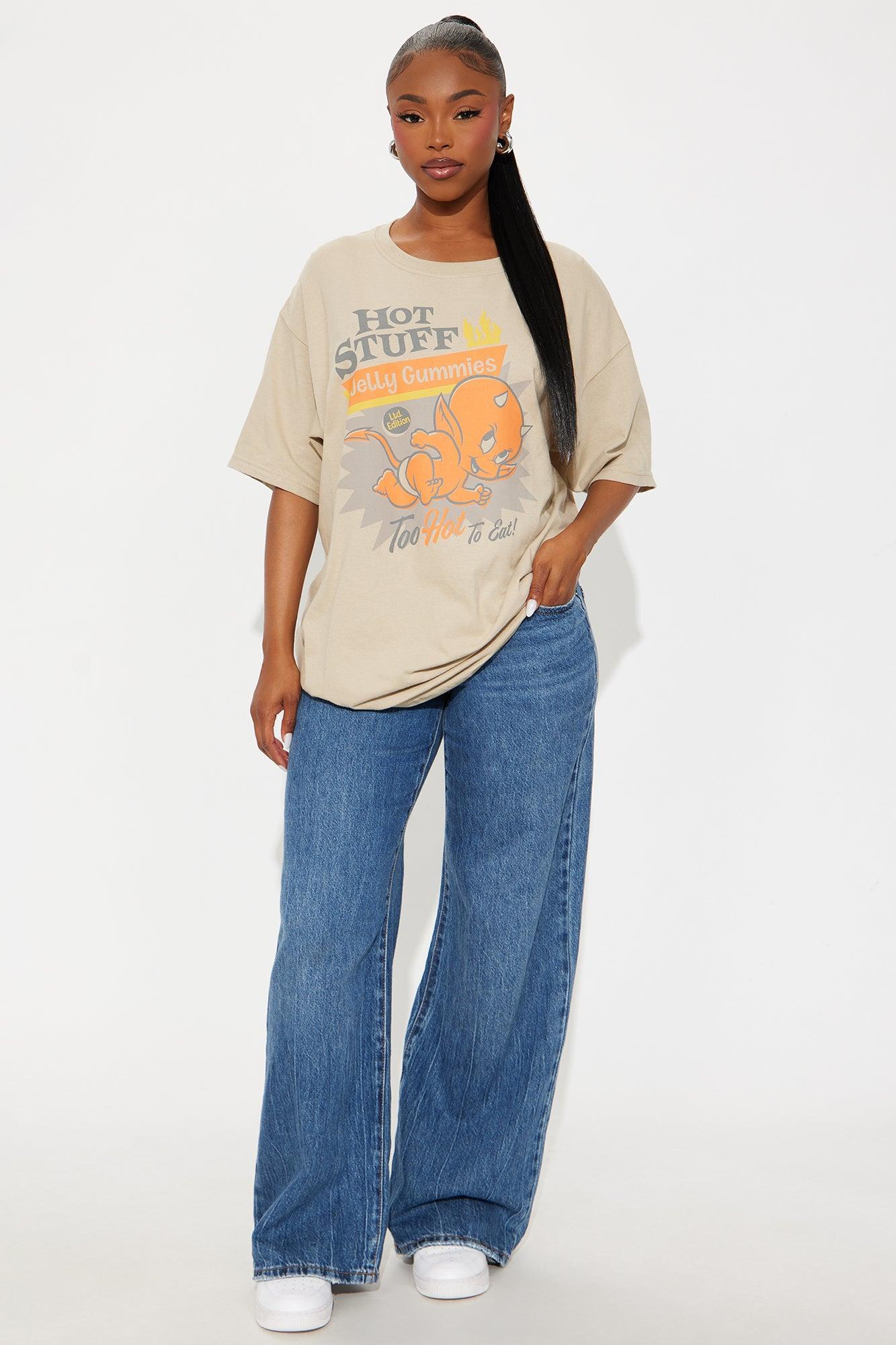 Hot Stuff Tee  - Natural Female Product Image