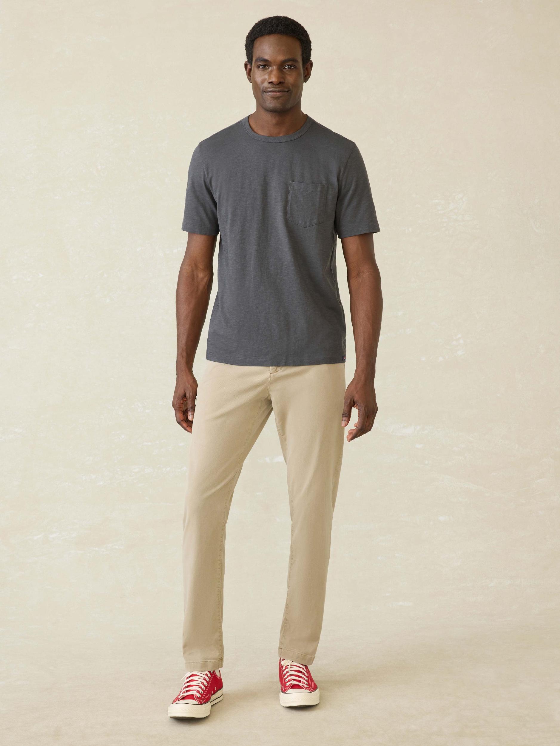 Sunwashed Pocket Tee - Graphite Male Product Image