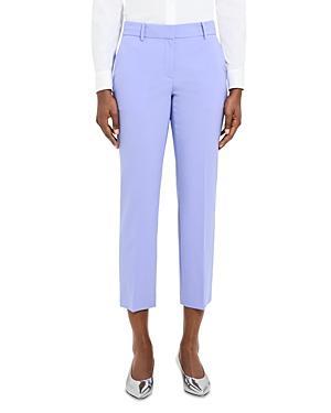 Theory Treeca Wool-Blend Cropped Pants Product Image