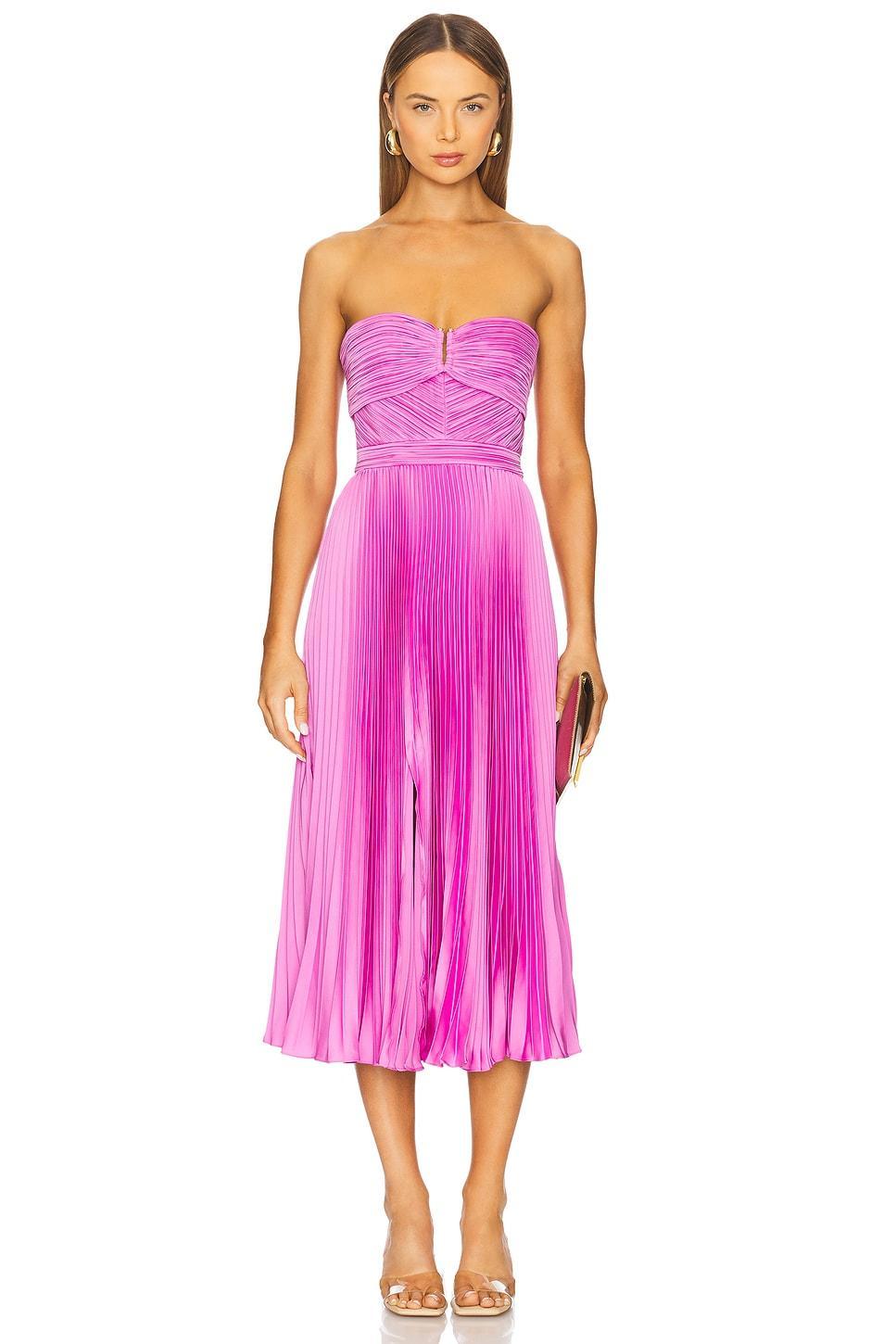 Harden Strapless Midi Dress AMUR Product Image